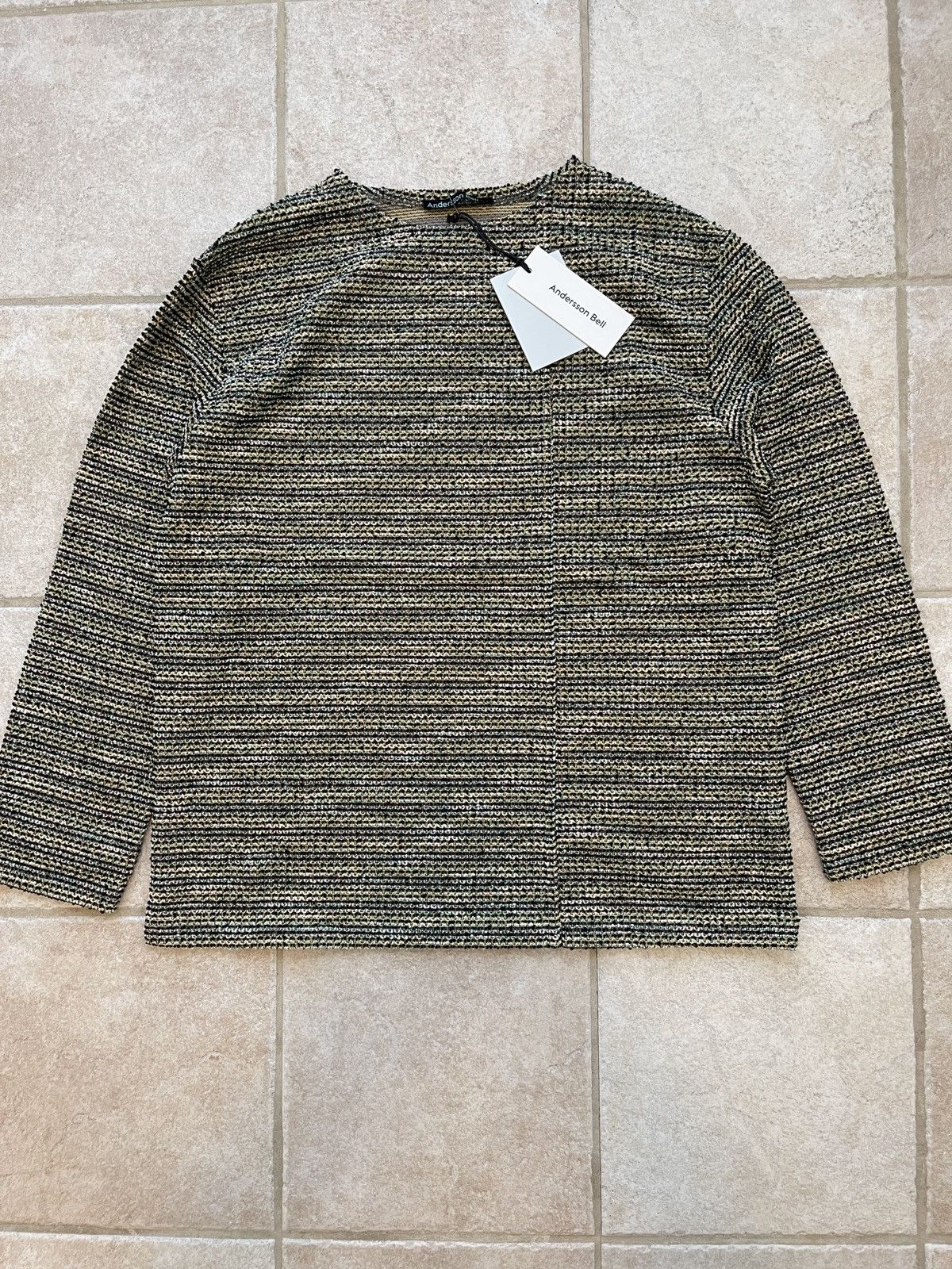 Andersson Bell Andersson Bell Summer Stripe Boat Neck Pullover Size US XL / EU 56 / 4 - 1 Thumbnail