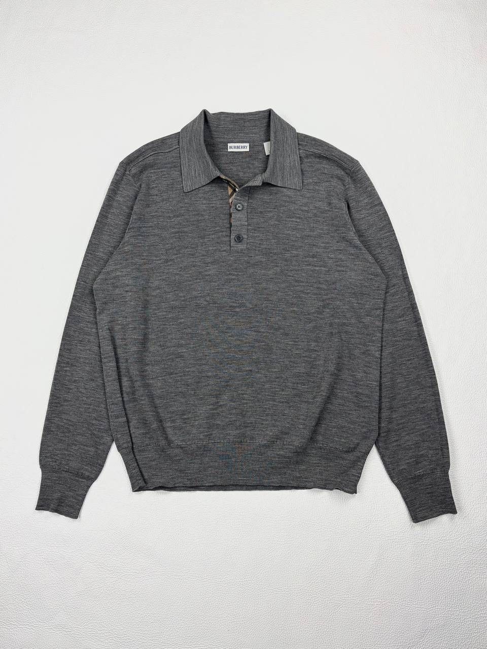 Burberry Burrbery long sleeve polo Size US L / EU 52-54 / 3 - 1 Thumbnail