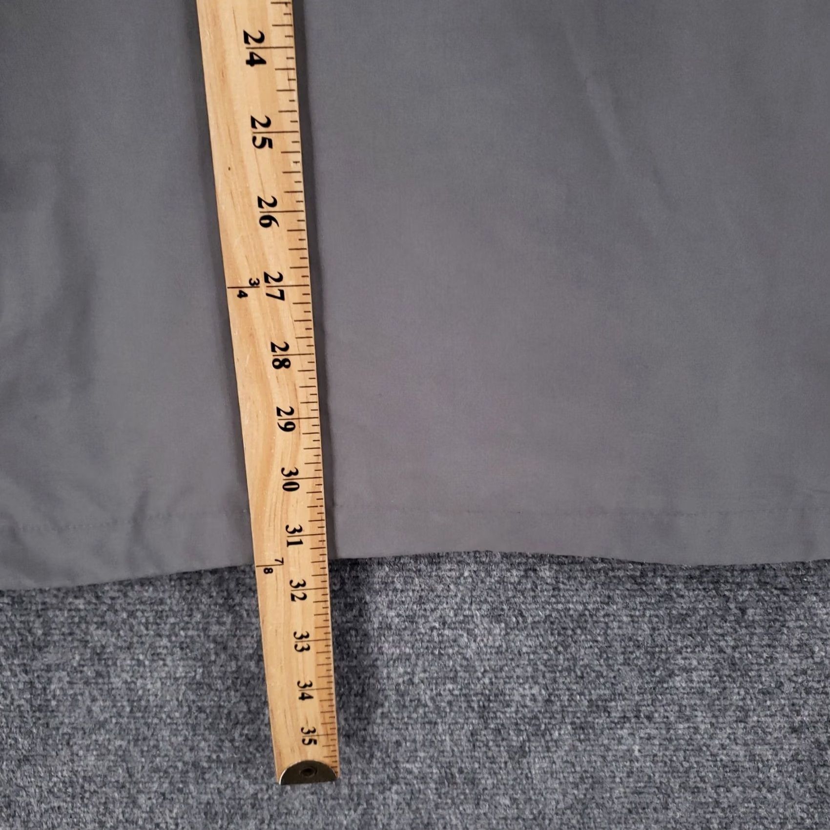 Lands' End Lands End Shirt Mens 2XL Gray Big Quarter Zip Okeo Tex Windshirt Mock Neck Size US XXL / EU 58 / 5 - 4 Thumbnail