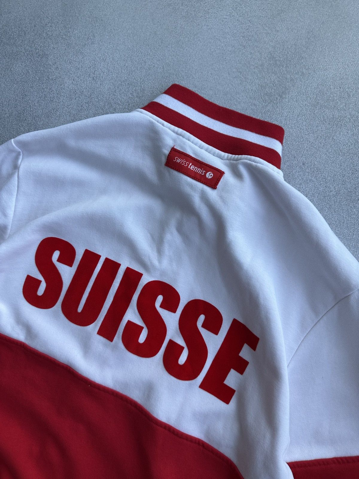 Vintage VTG Suisse Tennis Roger Federer RF National Zip Hoodie Size US L / EU 52-54 / 3 - 3 Thumbnail