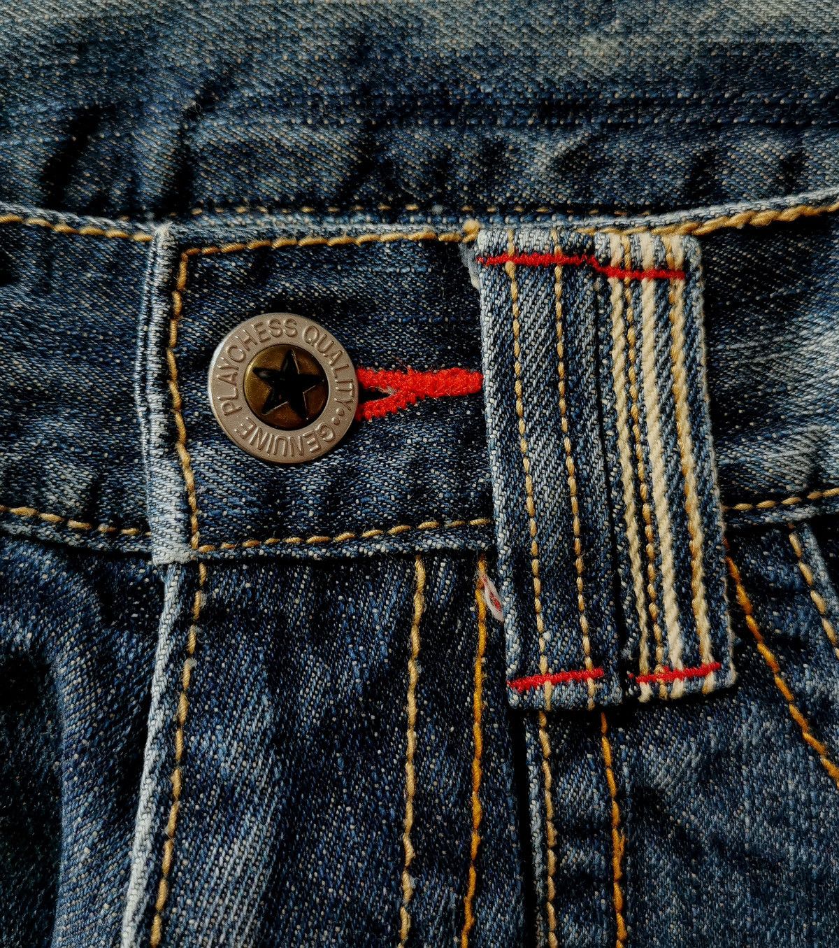 Japanese Brand Playchess Sunset 59 Patch Pockets Jeans Size US 29 - 5 Thumbnail