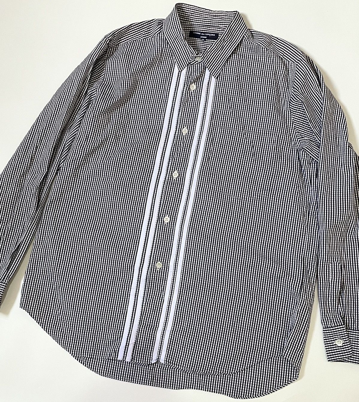 Comme des Garcons Cdg homme AD2007 checkered panel button up Size US S / EU 44-46 / 1 - 4 Thumbnail