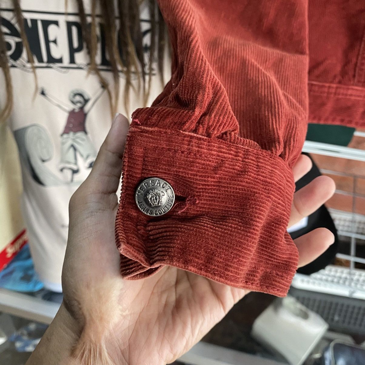 Versace Jeans Couture VINTAGE RARE🔥 Versace Jeans Couture Corduroy Denim Jacket Size US S / EU 44-46 / 1 - 7 Thumbnail