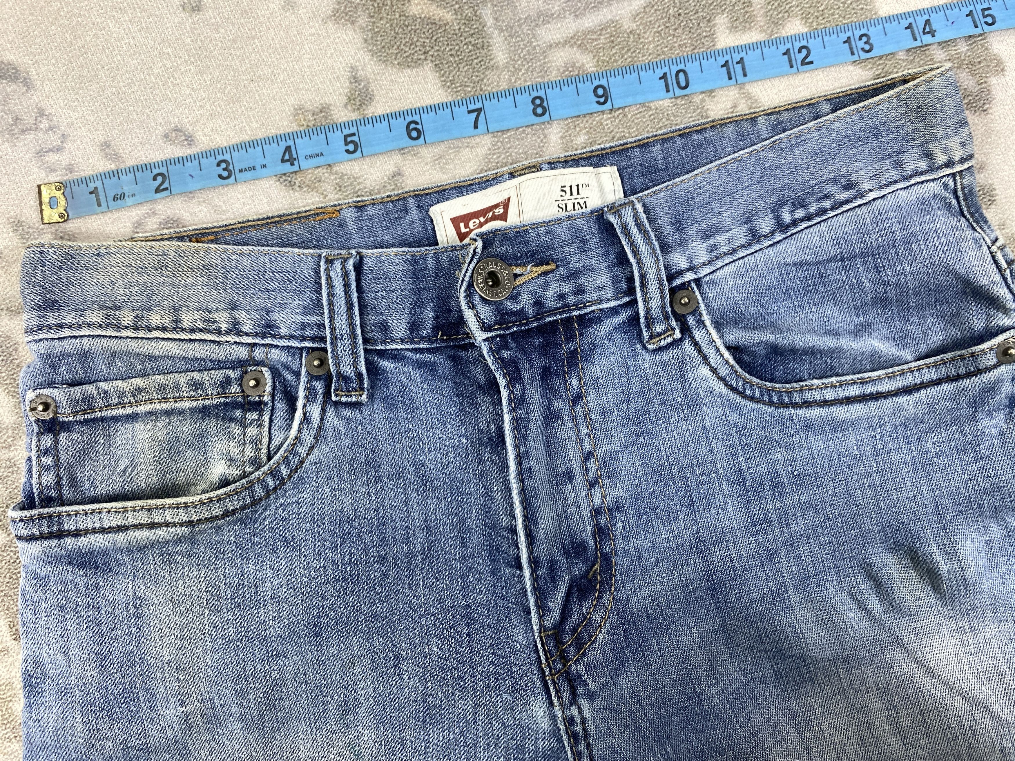 Levi's Light Wash Levi's 511 Jeans 28x28 Denim -SJ162 Size US 28 / EU 44 - 5 Thumbnail