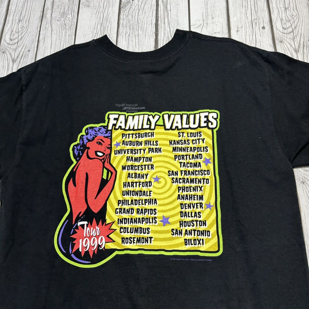 Band Tees Vintage Family Values tee Size US L / EU 52-54 / 3 - 4 Thumbnail