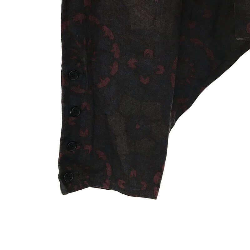 Yohji Yamamoto Yohji Yamamoto Pout Homme Linen Sarouel Pants Bordeaux SS15 Size US 32 / EU 48 - 4 Thumbnail