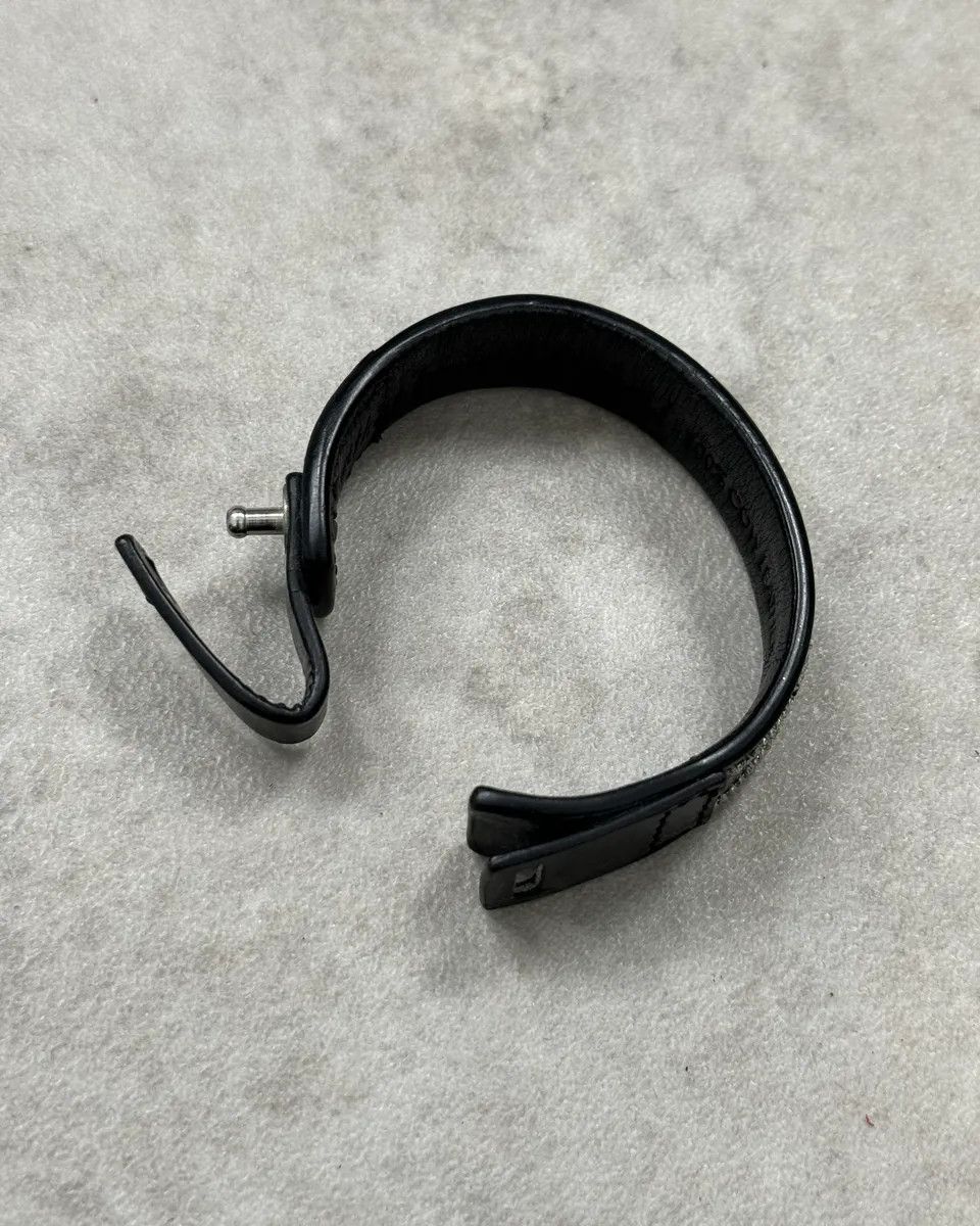 Marithe + Francois Girbaud Marithé + François Girbaud Black Shiny Leather Bracelet Size ONE SIZE - 6 Thumbnail