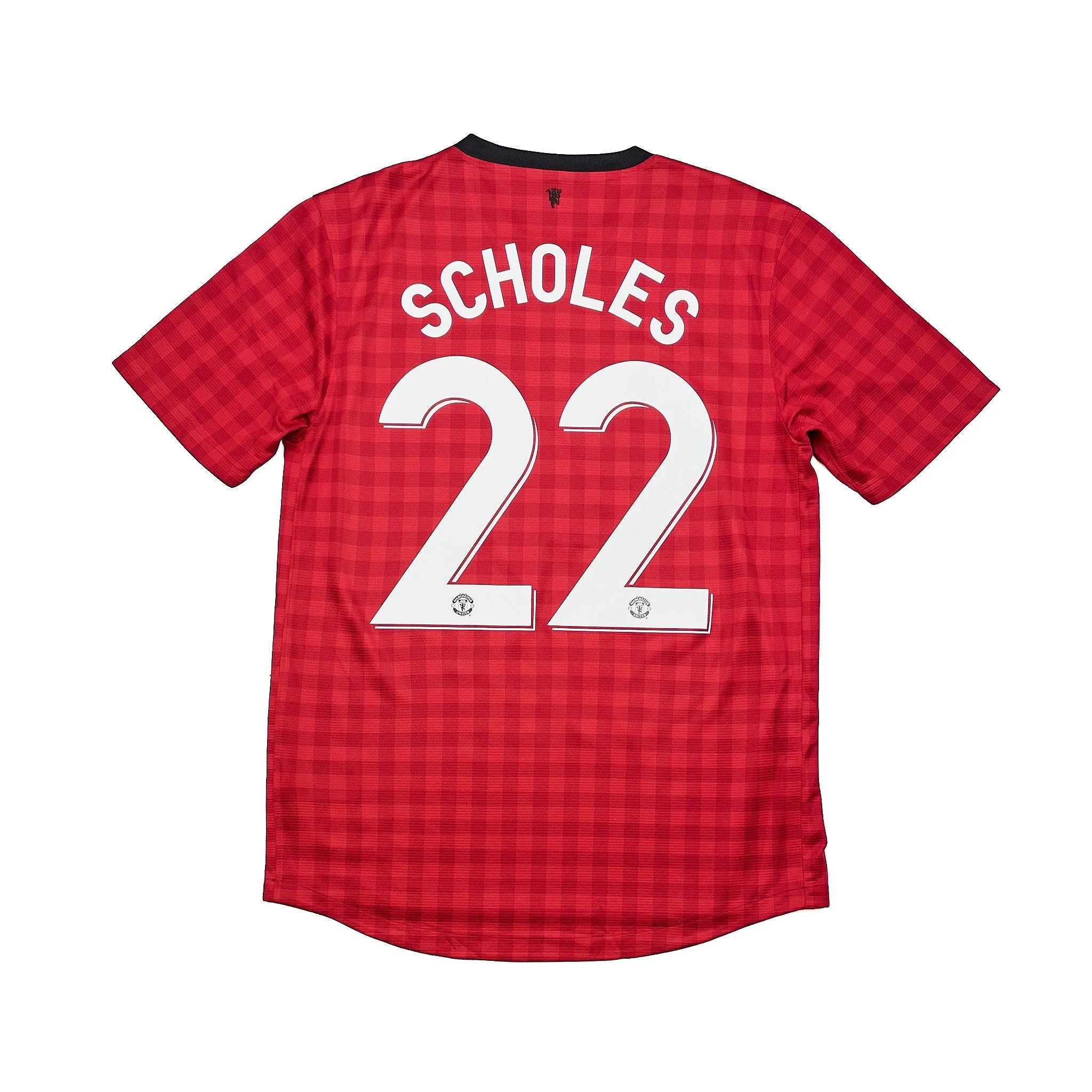 Other 2012/13 Manchester United Scholes #22 Home Jersey Size US L / EU 52-54 / 3 - 1 Thumbnail