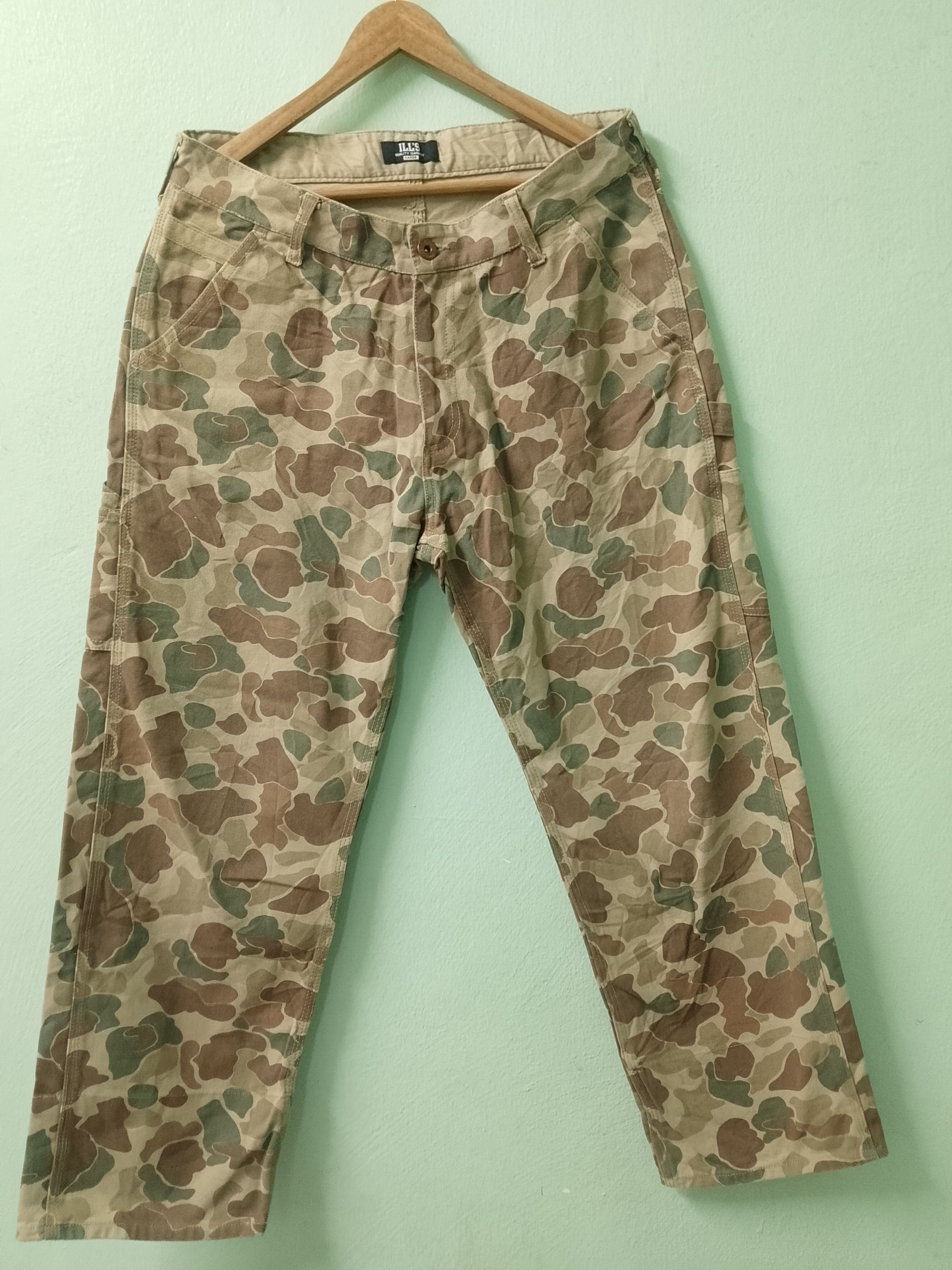Japanese Brand ILLS camo cargo pant Size US 34 / EU 50 - 2 Thumbnail