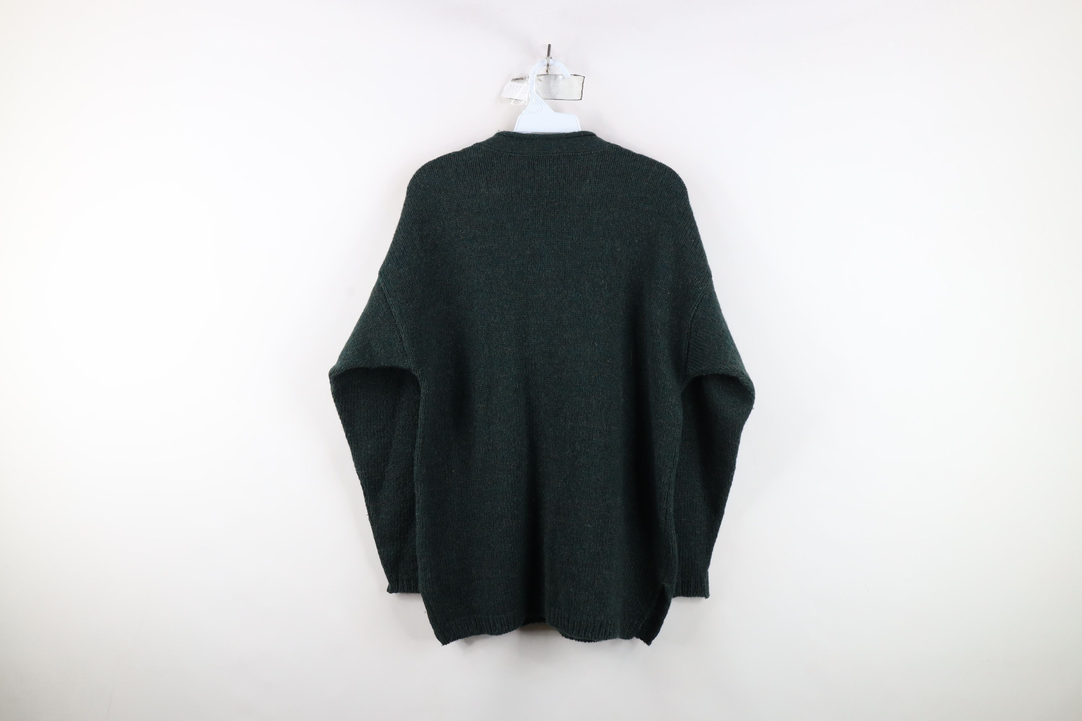 Woolrich Woolen Mills Vintage 90s Woolrich Wool Marled Knit Henley Sweater Green Size S / US 4 / IT 40 - 9 Thumbnail