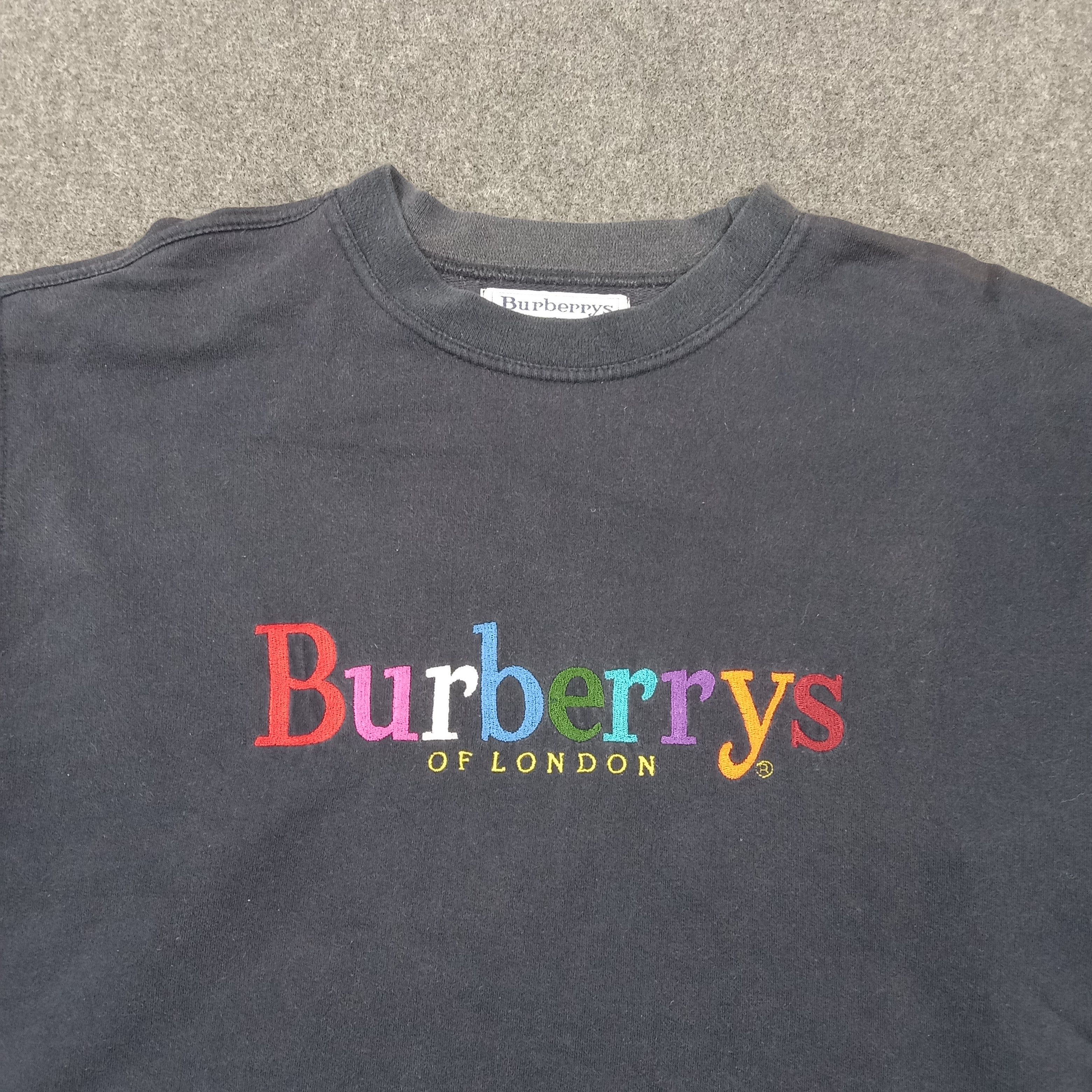 Burberry Burberrys Spell Out Embroidery Sweatshirt C270N10 Size US L / EU 52-54 / 3 - 2 Thumbnail
