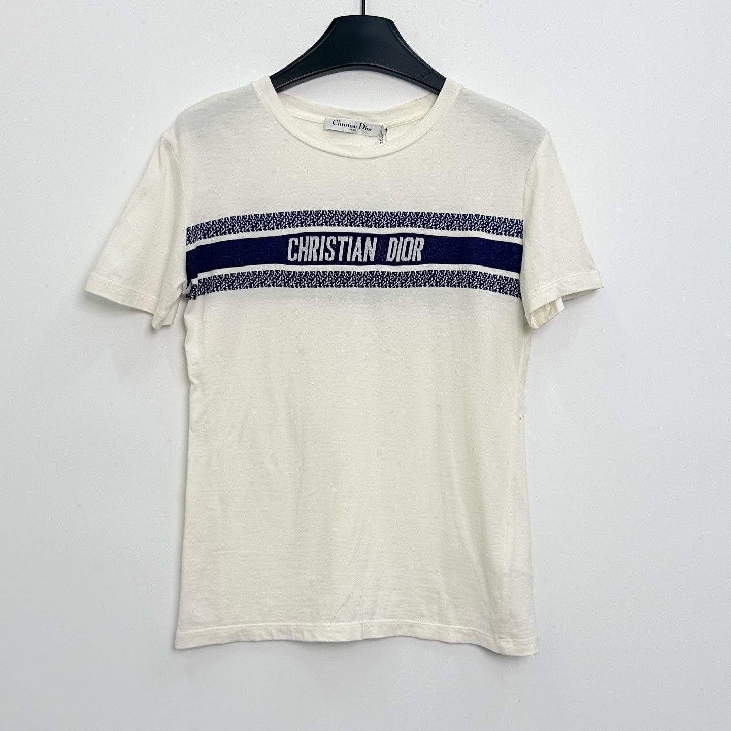 Dior Dior Logo Stripe T-Shirt Size XS Size XS / US 0-2 / IT 36-38 - 1 Thumbnail