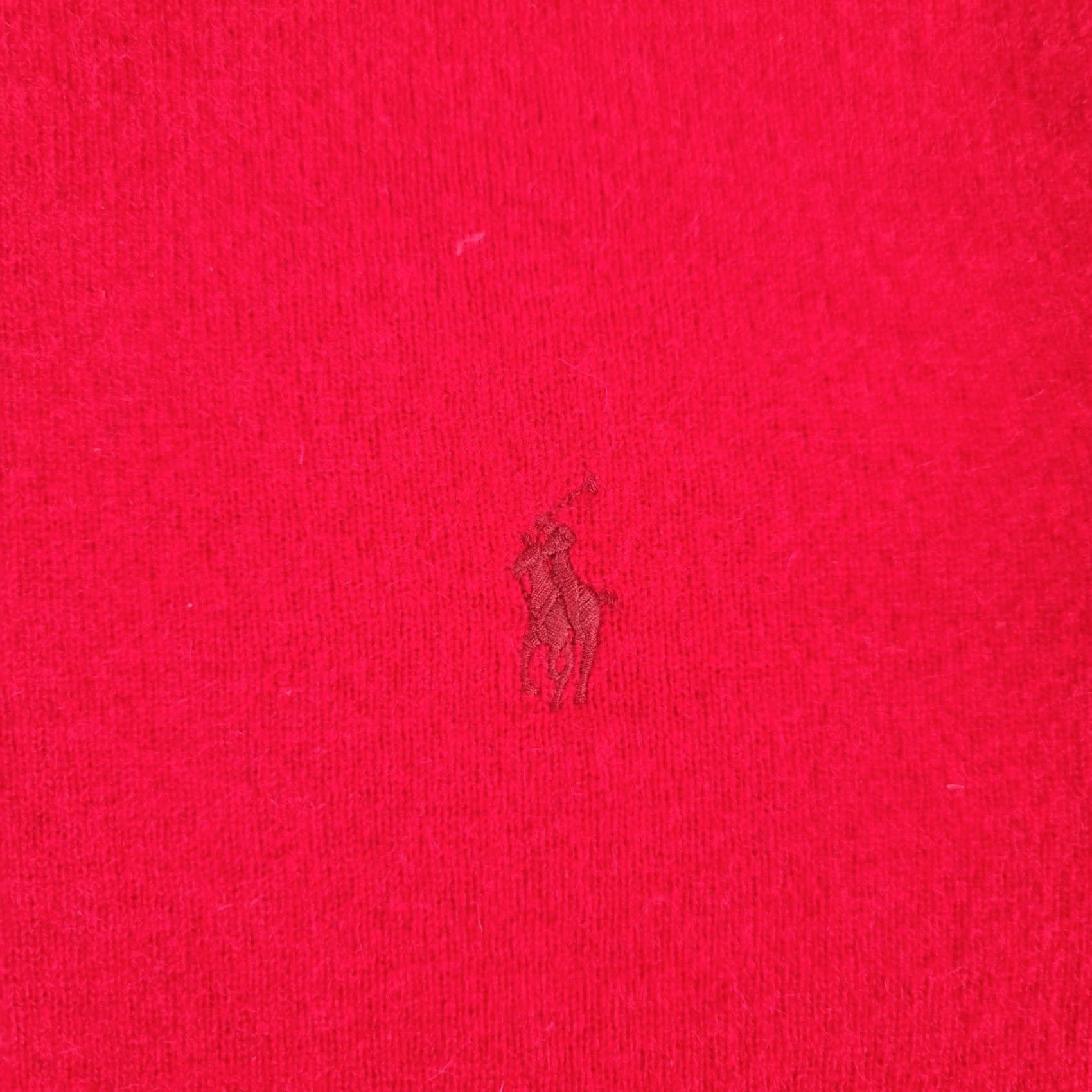 Polo Ralph Lauren Polo Ralph Lauren Mens Jumper Red Large 100% Cashmere Knit Pullover Size US L / EU 52-54 / 3 - 4 Thumbnail