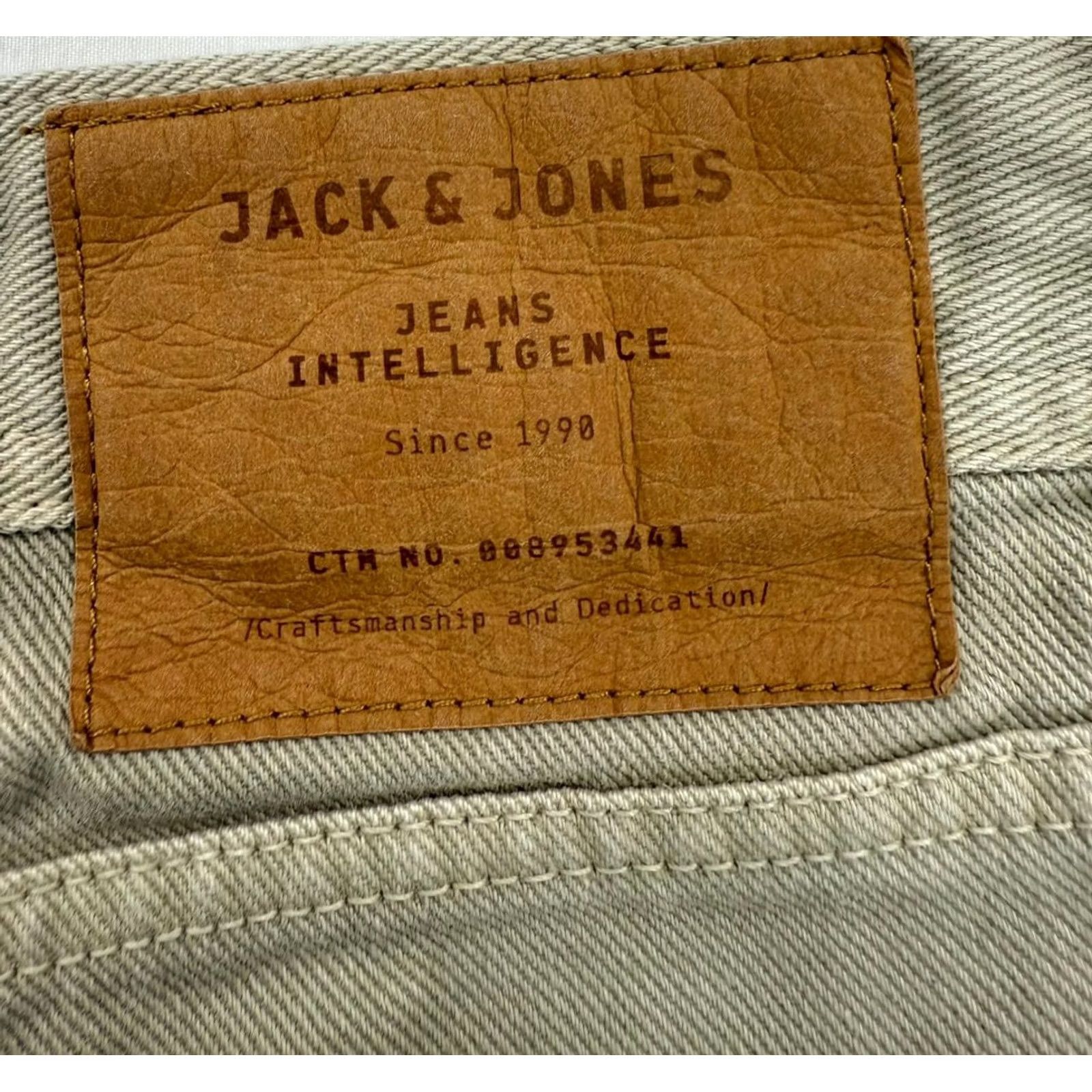 Jack & Jones Jack & Jones Men XL Gray Denim Regular Fit Shorts Five-pocket Rips And Repairs 5-Pocket Size US 36 / EU 52 - 5 Thumbnail
