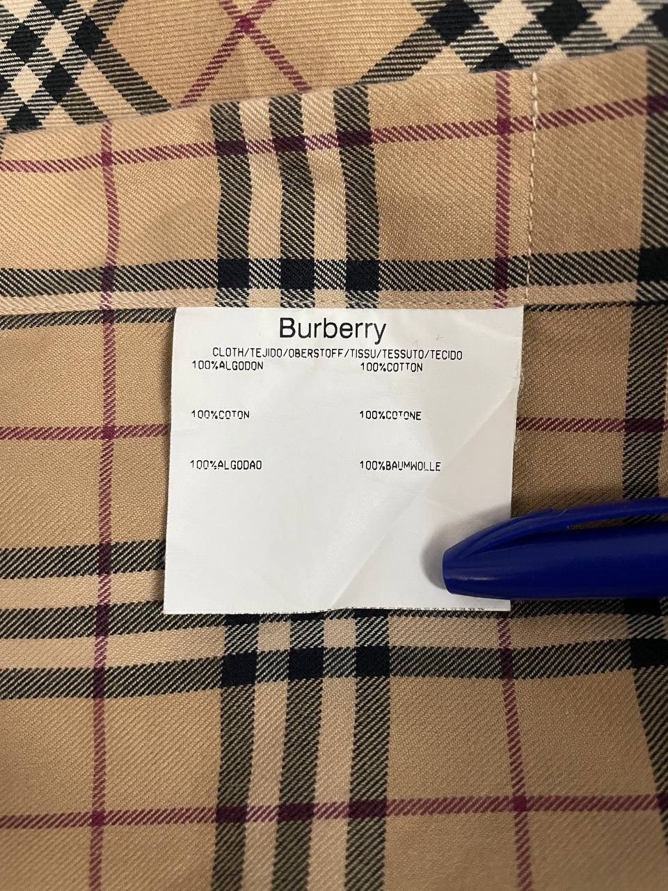 Burberry Burberry Shirt Nova Check Classic Size US M / EU 48-50 / 2 - 11 Thumbnail