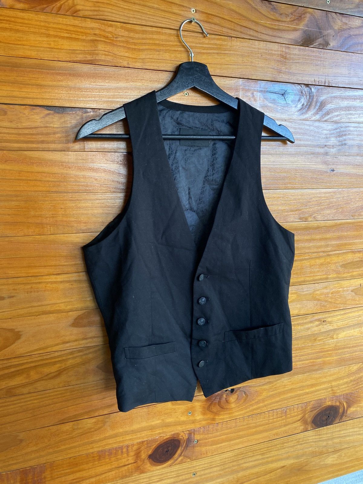 Roen Roen × Semantic Design Skull Vest – Gothic Rock Men’s Black Size US S / EU 44-46 / 1 - 5 Thumbnail