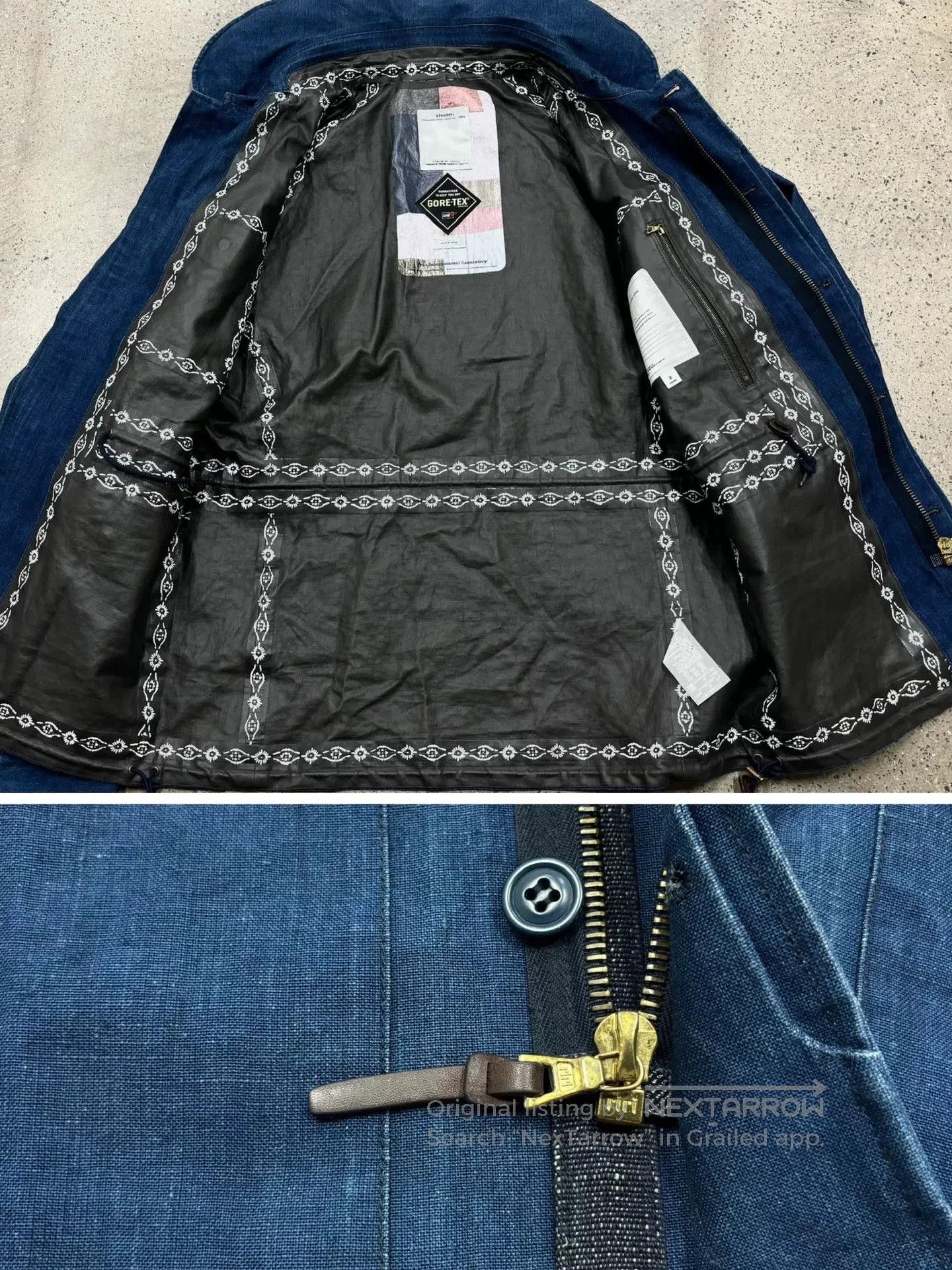 Visvim visvim p.f.d gore-tex indigo jacket. Size US L / EU 52-54 / 3 - 4 Thumbnail