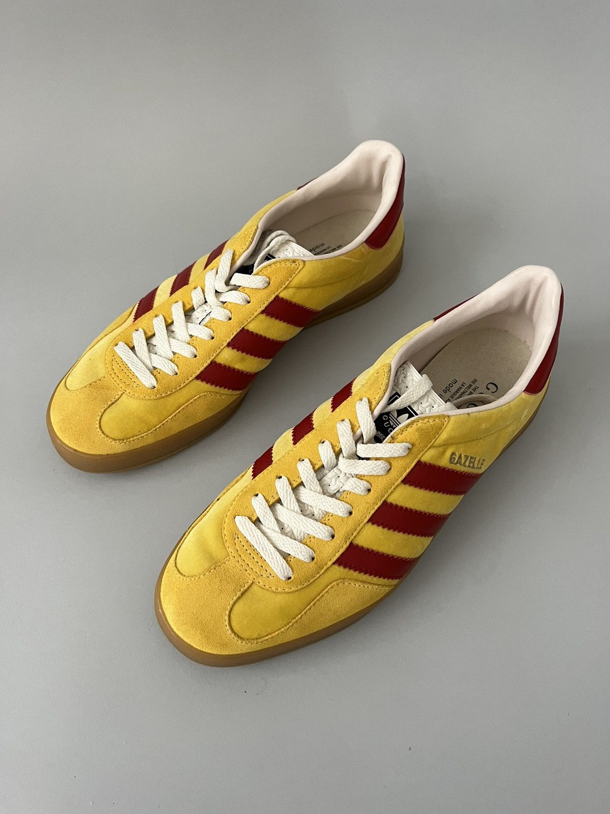 Adidas x Gucci Gazelle Yellow