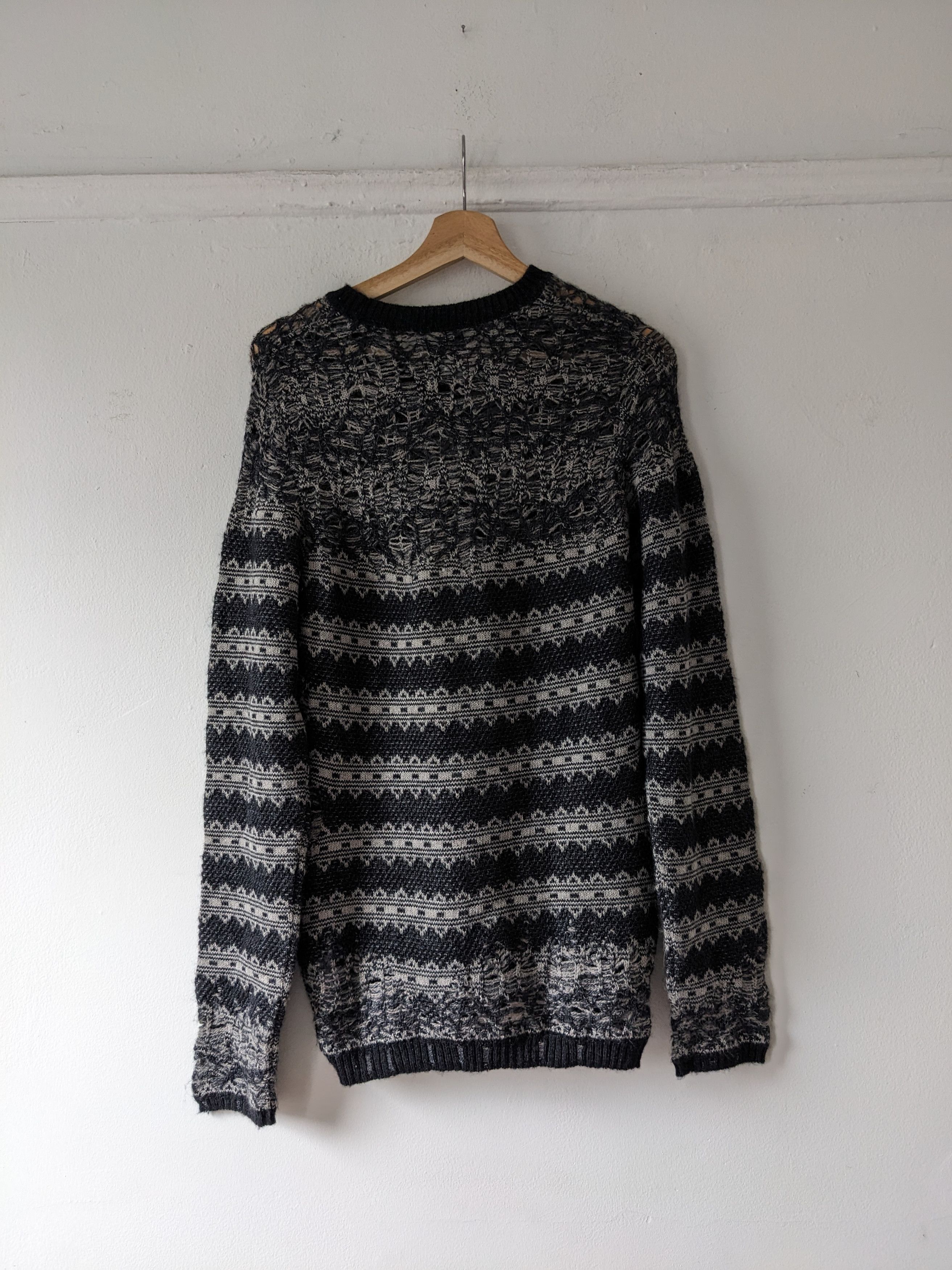 Maison MIHARA YASUHIRO "Static" Loose Gauge Knit Sweater Size US M / EU 48-50 / 2 - 4 Thumbnail