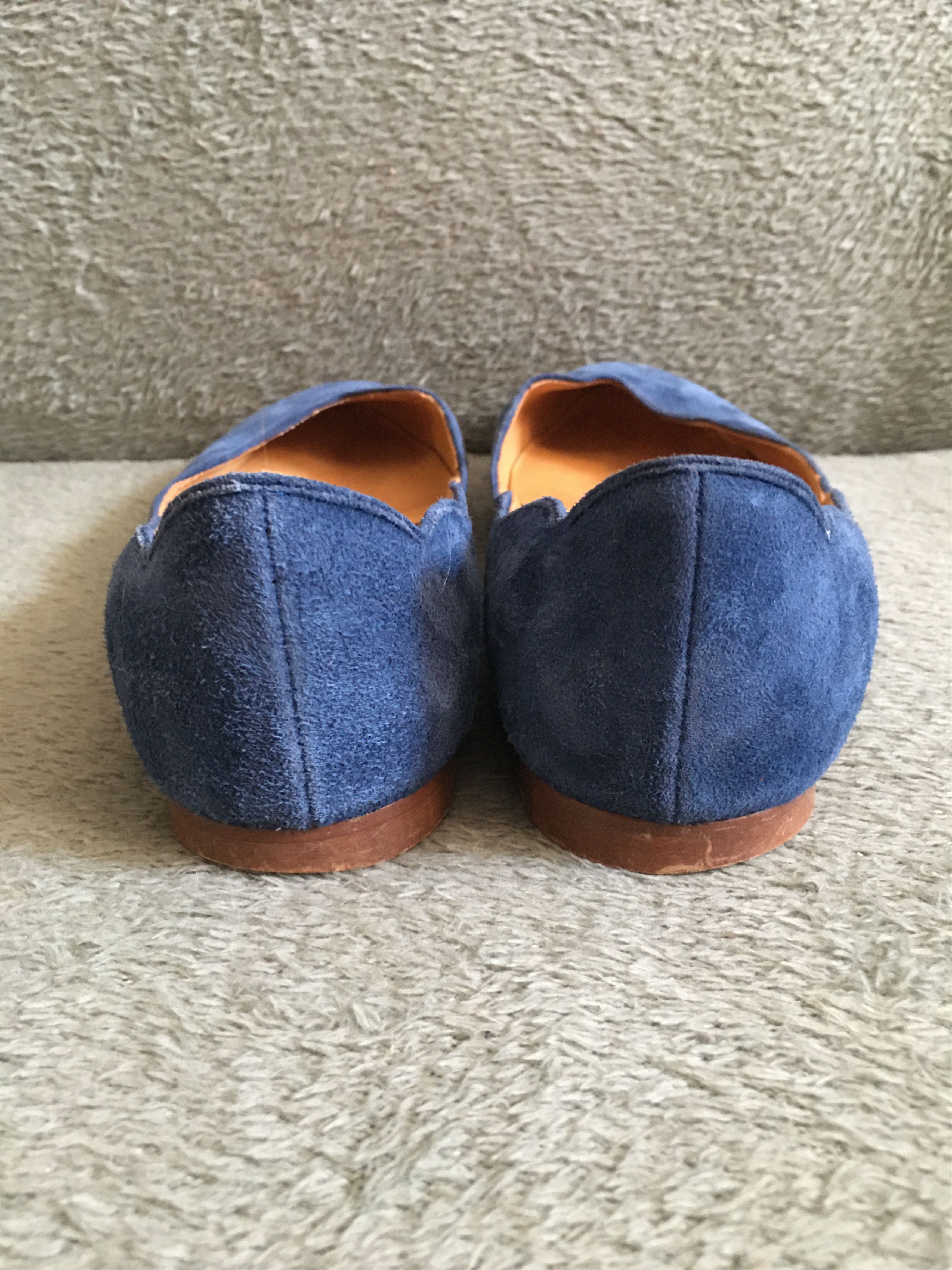 Sezane Sezane Blue Suede Flats Shoes EU 39 Size US 9 / IT 39 - 4 Thumbnail