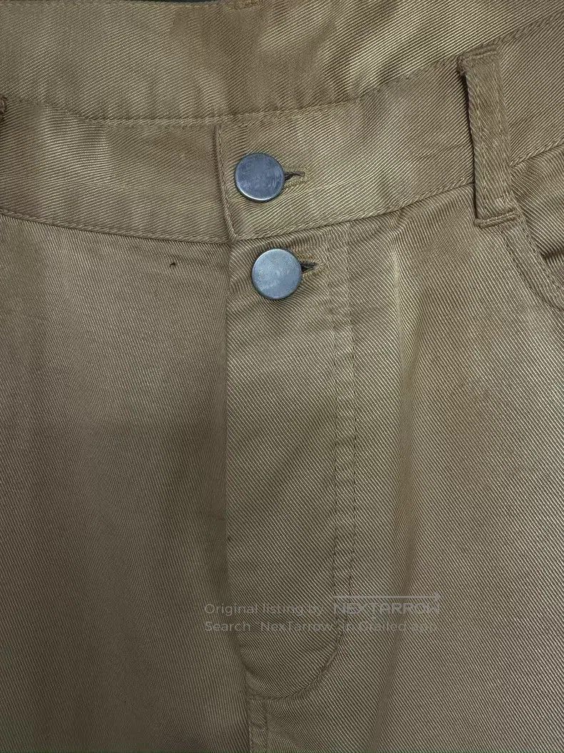 Ann Demeulemeester Ann Demeulemeester size M Gold thread blended fabric pants Size 22" - 2 Thumbnail