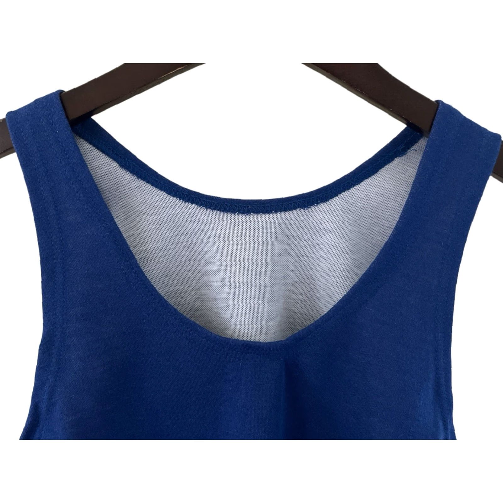 Russell Athletic VINTAGE Russell Athletic Reversible Basketball Tank Top Mens L NWOT 80s Royal Blue & White Jersey Deadstock 26" long 18.5" across Size US L / EU 52-54 / 3 - 2 Thumbnail