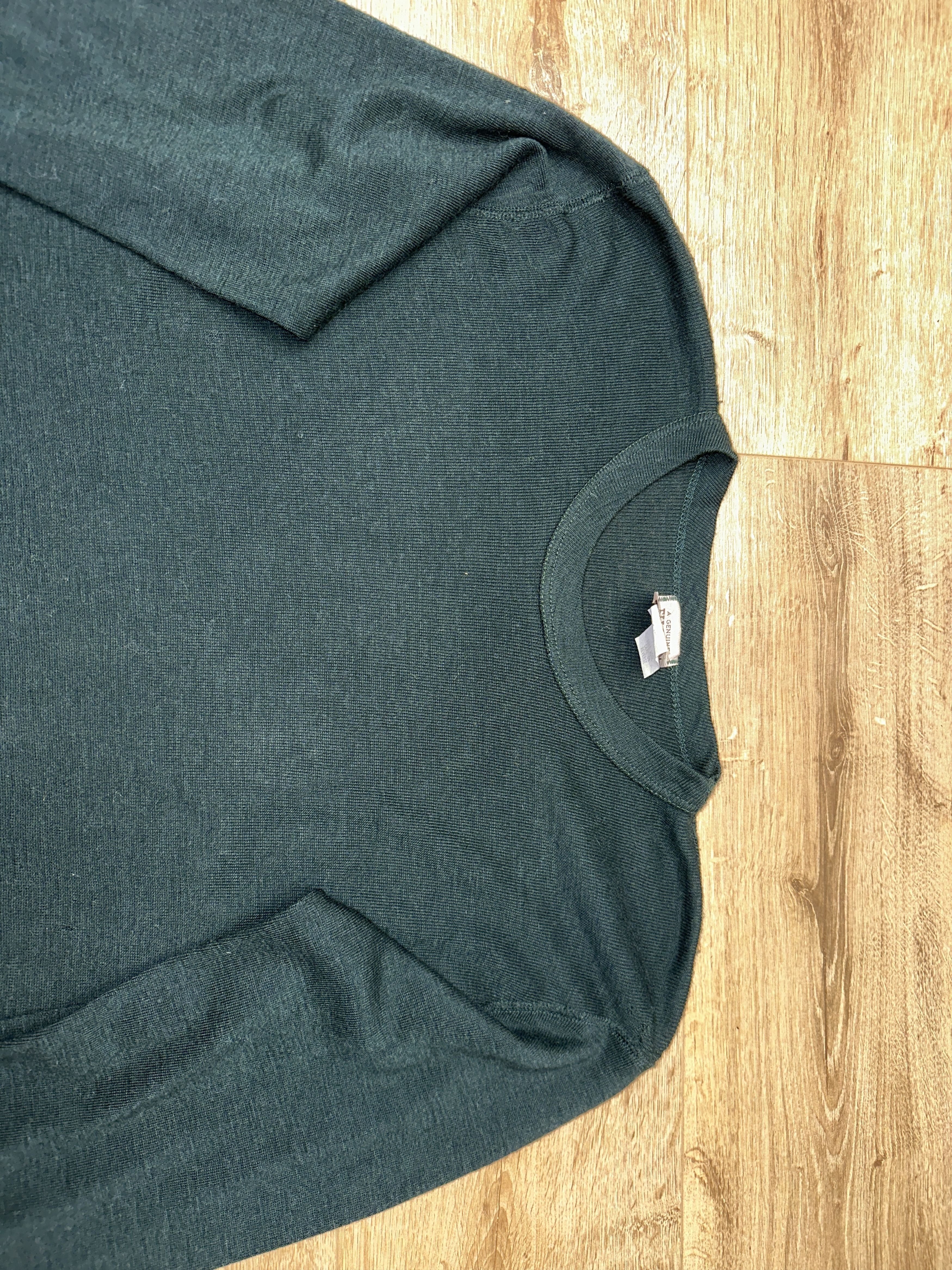 Filson Filson Wool Crewneck Shirt Green Sz M Repair Spots Vintage Size US M / EU 48-50 / 2 - 2 Thumbnail