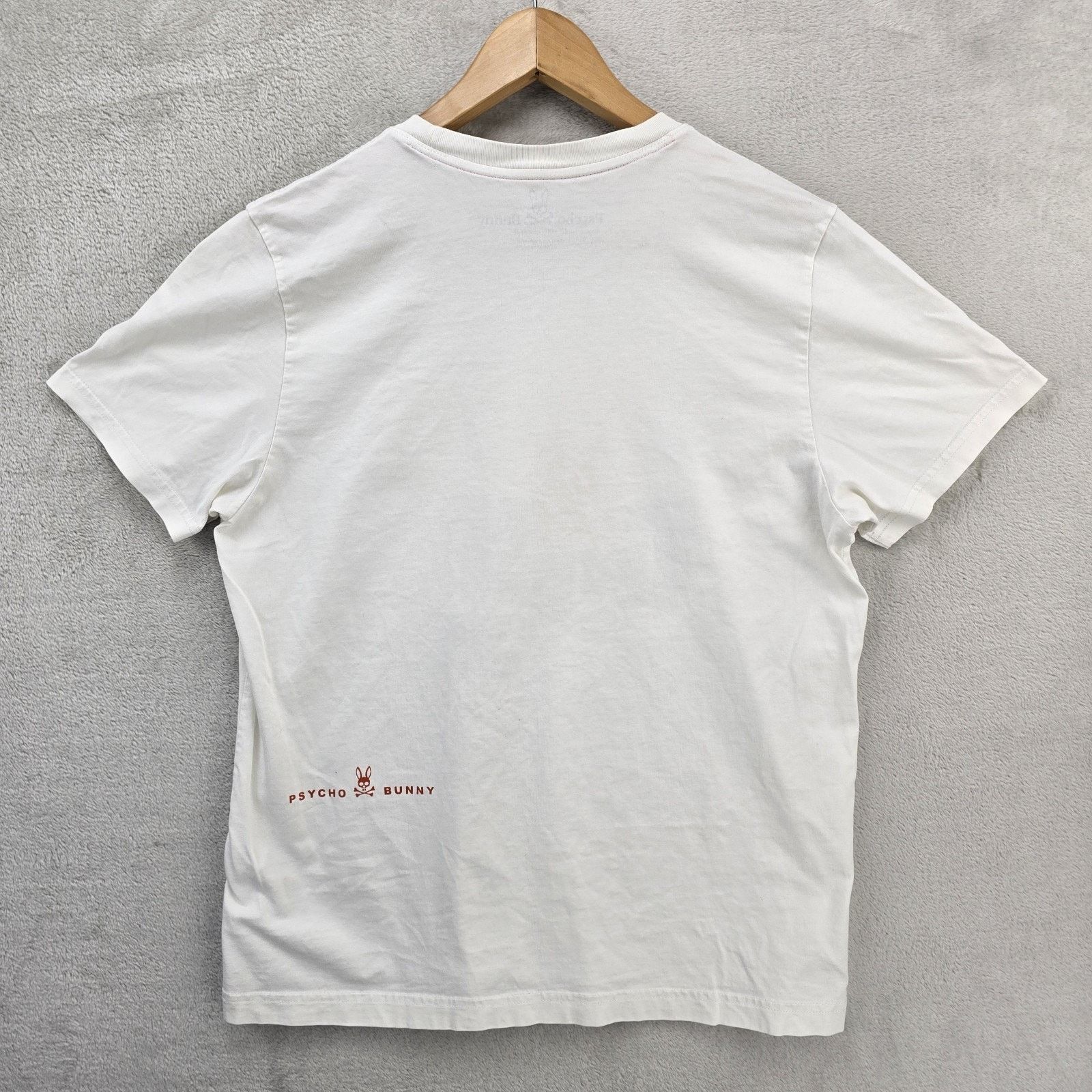 Psycho Bunny Psycho Bunny Shirt Mens 5 Medium White Lyons Flocking Size US M / EU 48-50 / 2 - 8 Thumbnail