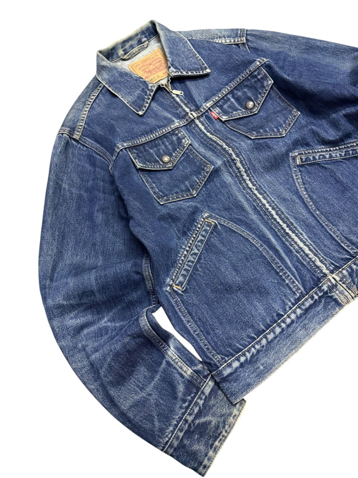 Levi's Vintage 90s Levi’s Sta-Prest Denim Jacket In L Size US L / EU 52-54 / 3 - 3 Thumbnail