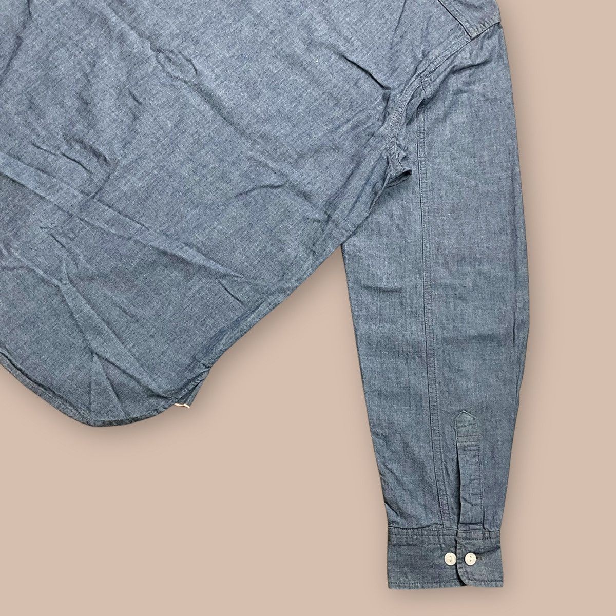Bape Bape Chambray 2 Pockets L/S Button up Shirt Size US XL / EU 56 / 4 - 15 Thumbnail