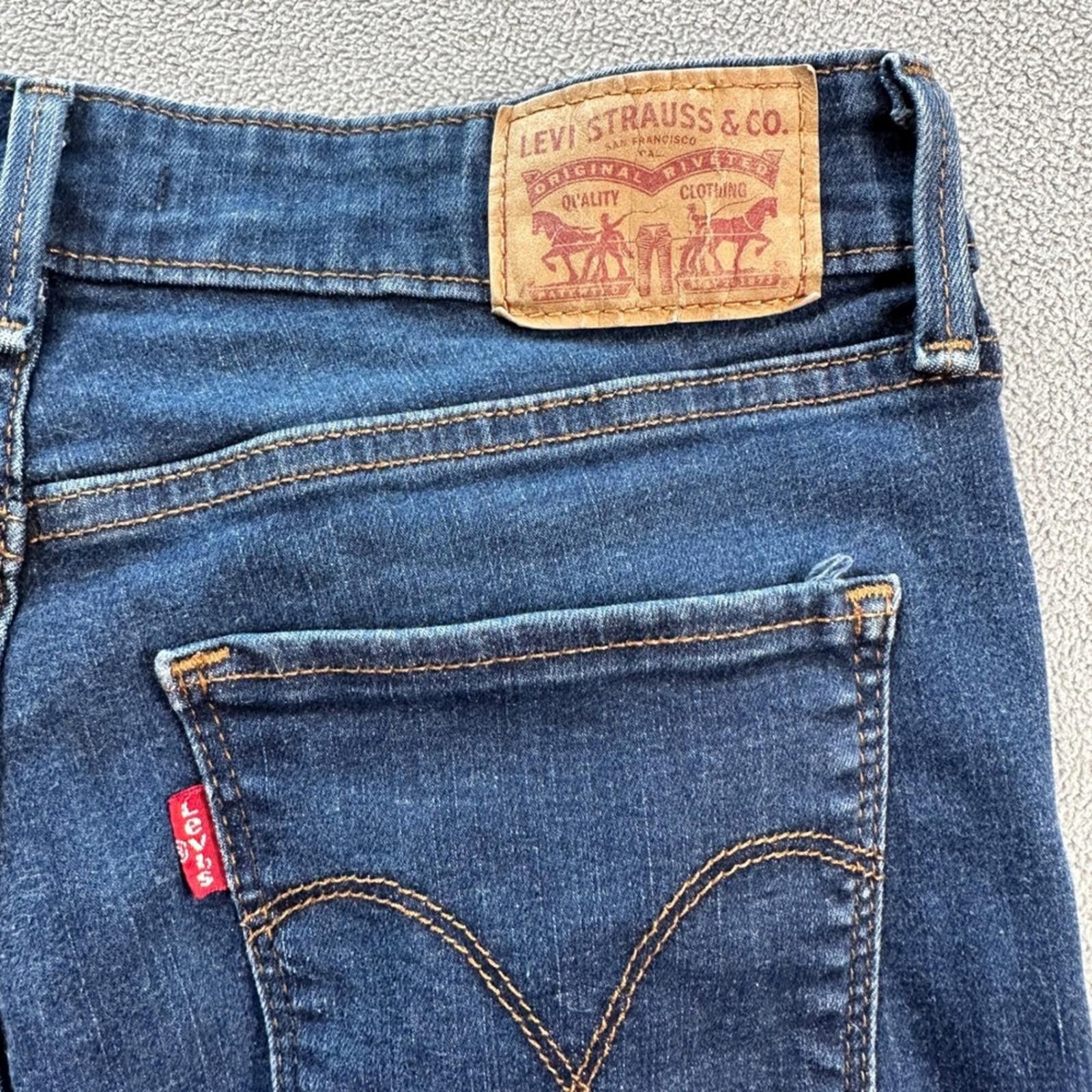 Other Levis Classic Mid Rise Skinny Jeans 6 28x30 Blue Women Denim Size 28" / US 6 / IT 42 - 6 Thumbnail