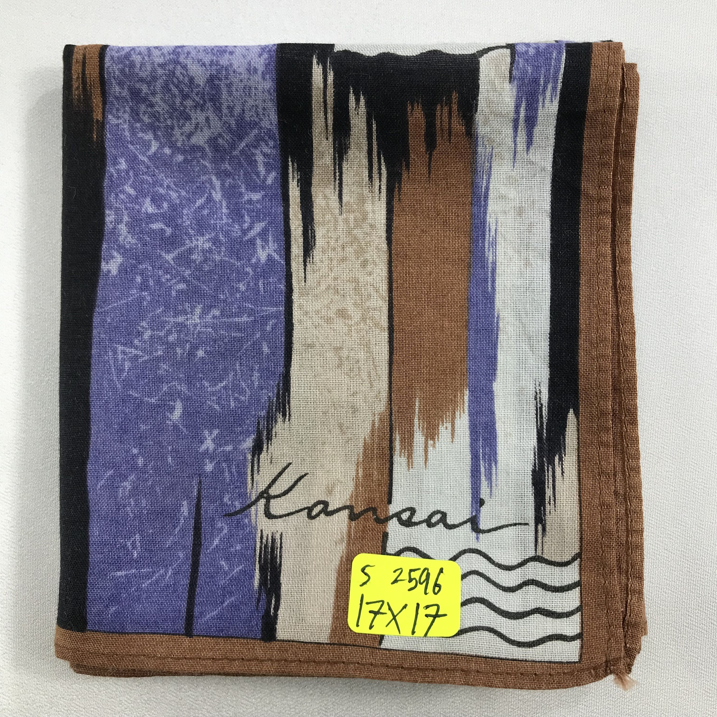 Kansai Yamamoto × Vintage Kansai Bandana / Handkerchief / Neckerchief - S2596 Size ONE SIZE - 5 Thumbnail