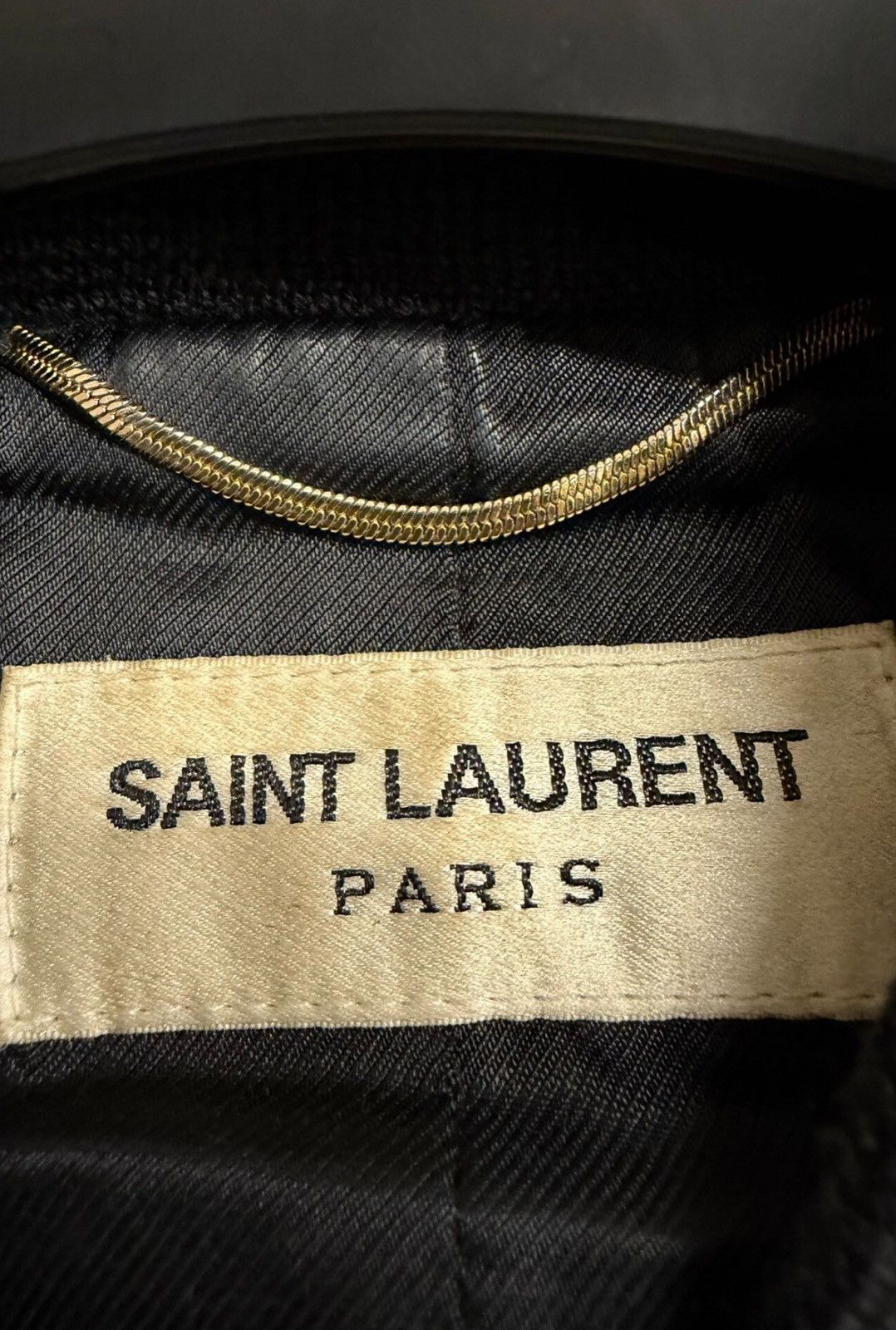 Saint Laurent Paris Saint Laurent SLP 15FW Crocodile Embossed Leather Jacket Size XS / US 0-2 / IT 36-38 - 3 Thumbnail