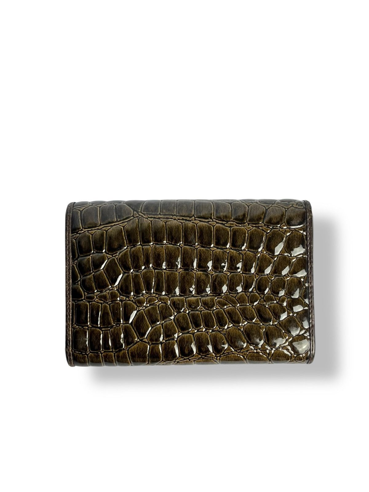 Vivienne Westwood Rare‼️Medium Croc leather wallet Size ONE SIZE - 2 Thumbnail
