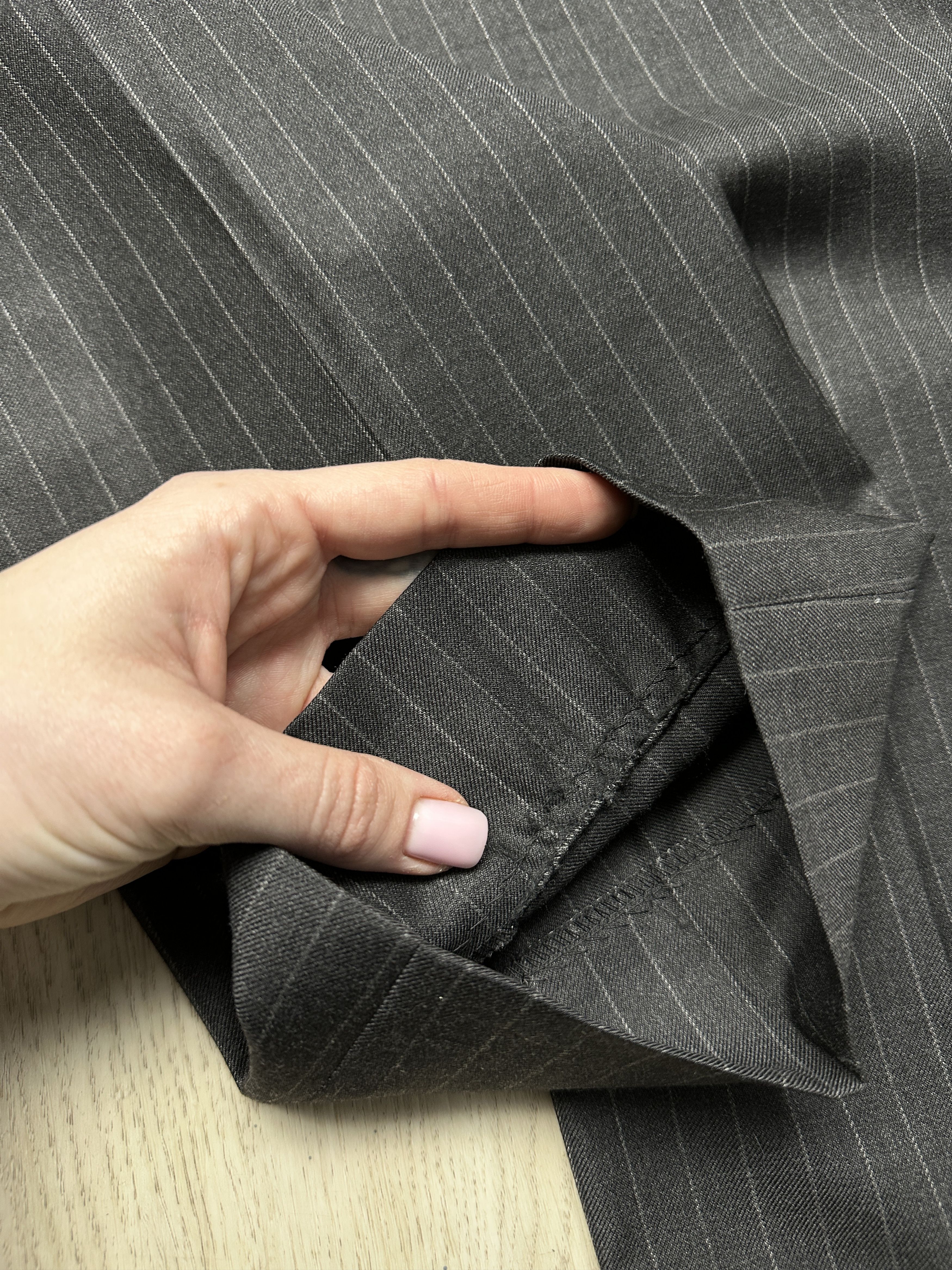Hackett Hackett London Ing Loro Piana Mens Wool Suit Blazer + Pants Size 42R - 18 Thumbnail