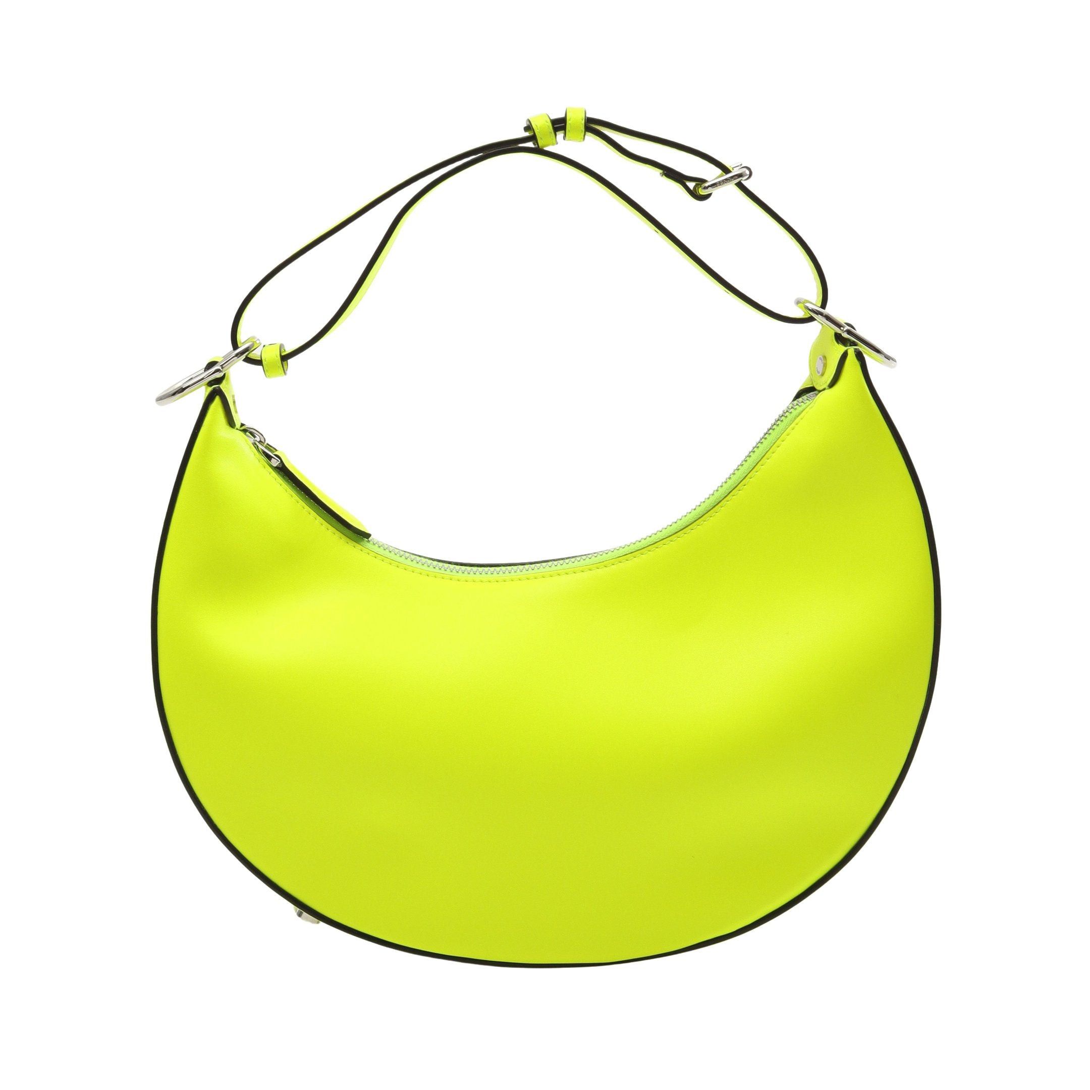 Fendi Fendi Graphics Handbag Leather Yellow-Green Neon Color Size ONE SIZE - 1 Thumbnail