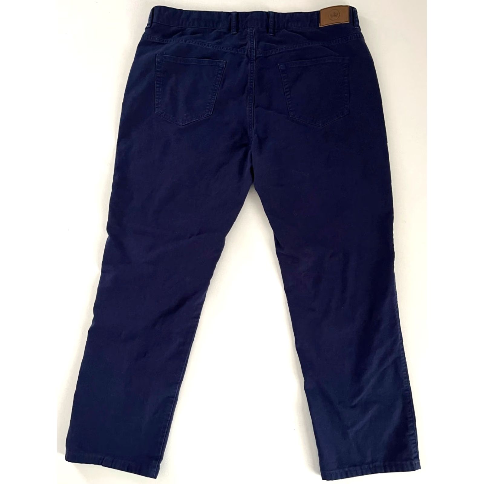 Peter Millar Peter Millar Crown Vintage Canvas Five-Pocket Pants Navy Men 38 Regular XS? Size US 38 / EU 54 - 2 Thumbnail
