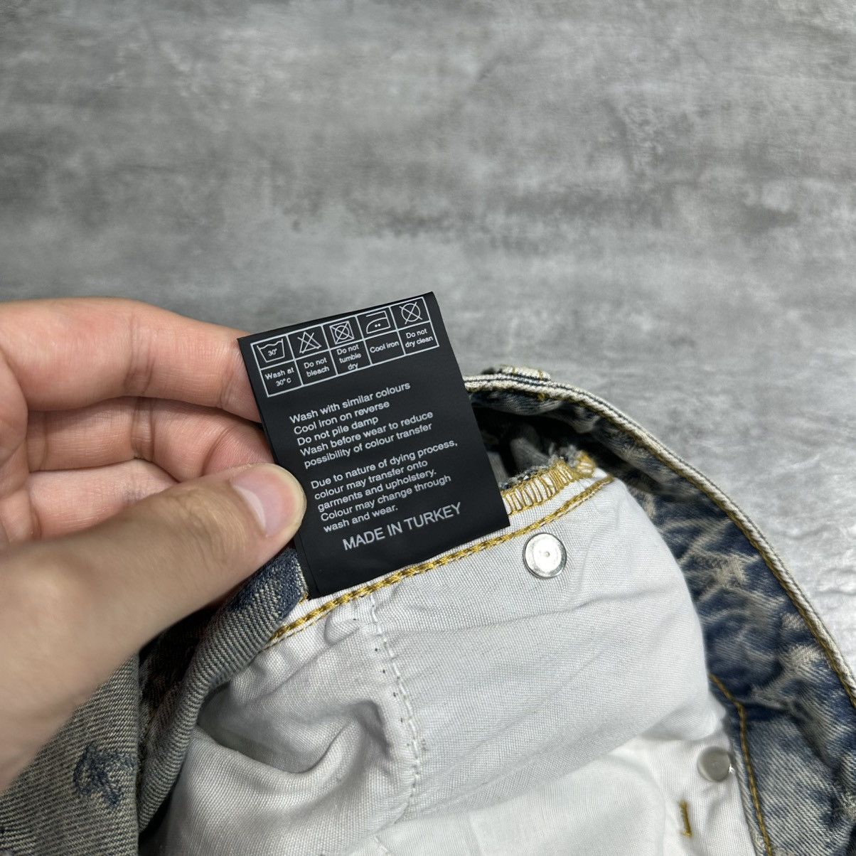 Represent Clo. Represent R3 Monogram Baggy Denim - Stone Wash Size US 30 / EU 46 - 8 Thumbnail