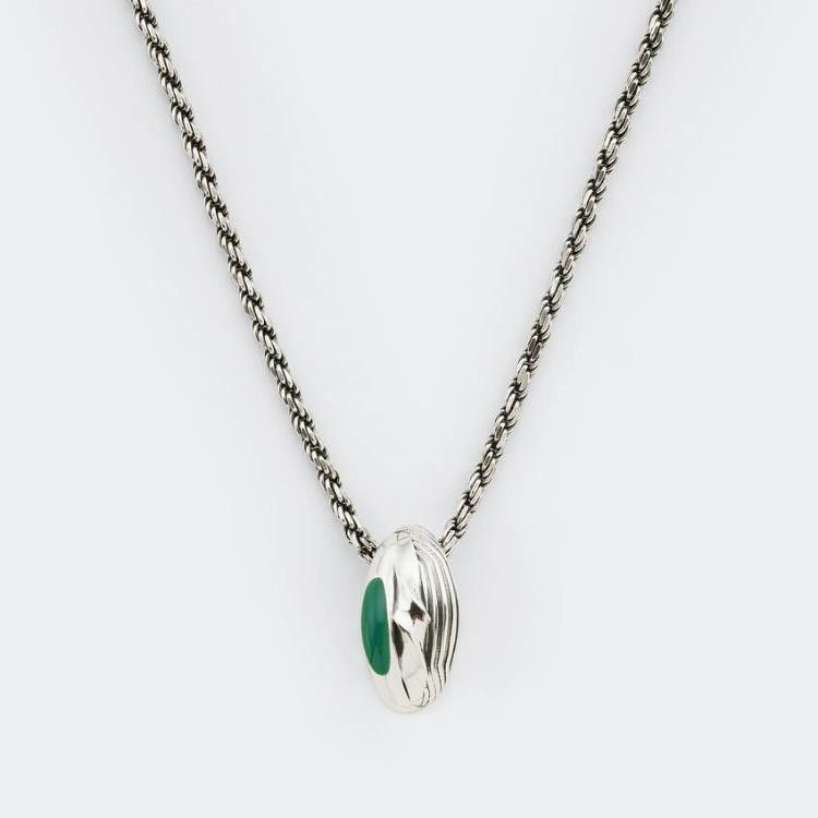 Bottega Veneta o1n1vont0425 Size: OS / Trio Necklace in Silver Size ONE SIZE - 4 Thumbnail