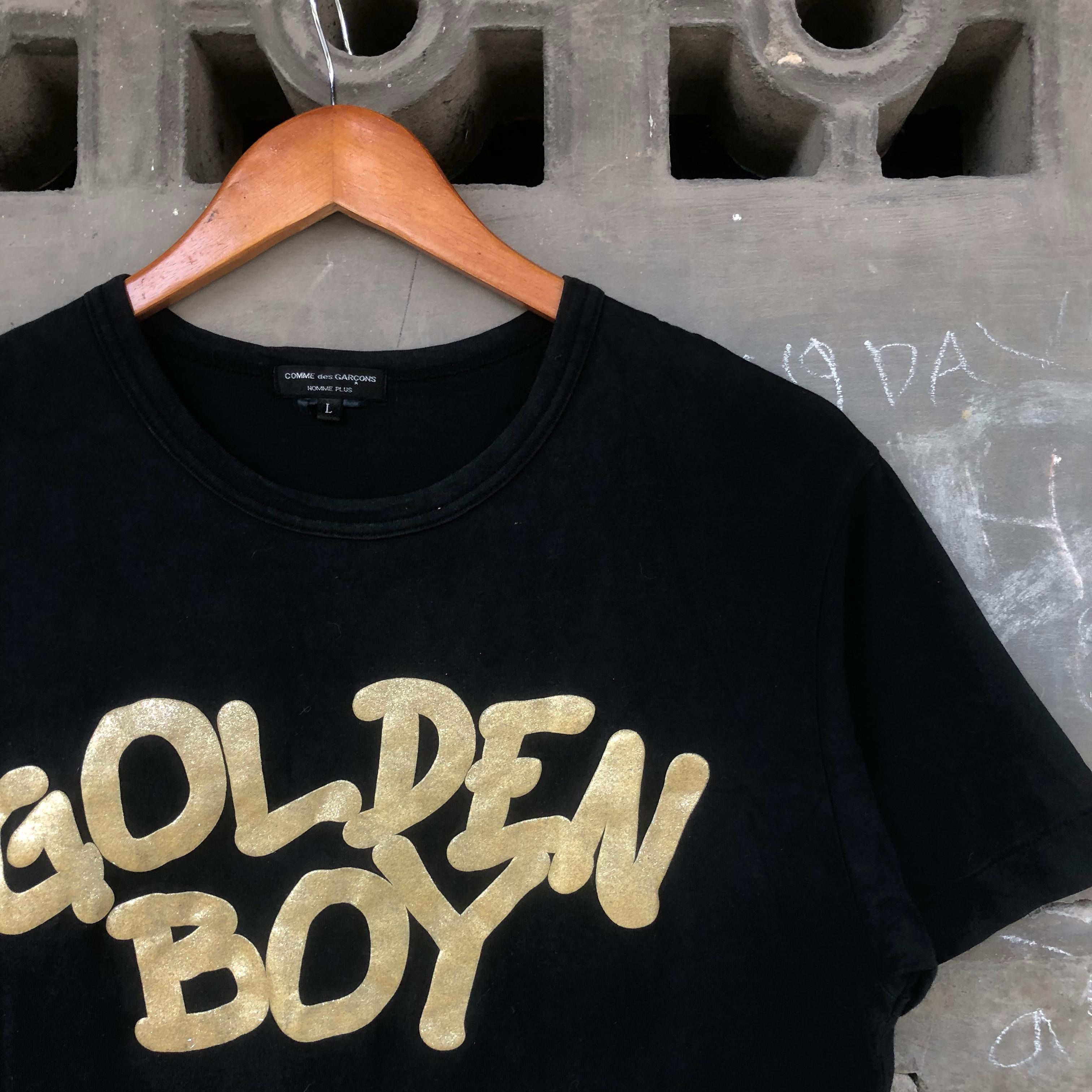 Comme des Garcons × Comme des Garcons Homme Plus 2007 Comme Des Garcons "Golden Boy" Tee Size US L / EU 52-54 / 3 - 1 Thumbnail