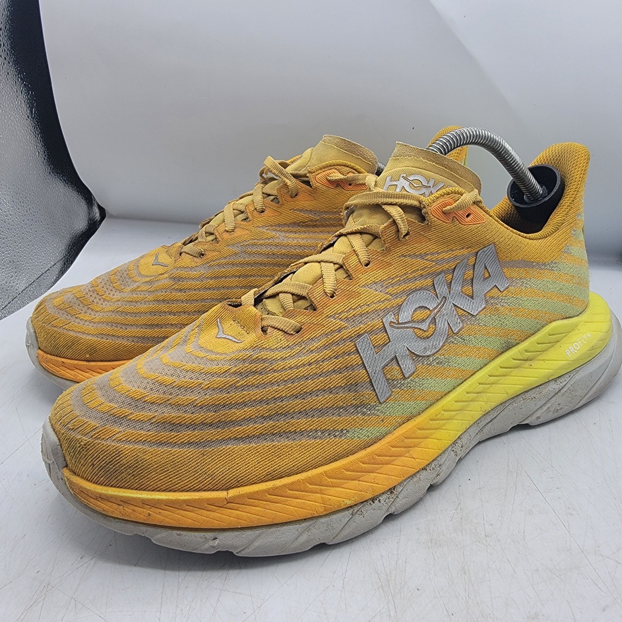 Hoka Hoka One One Mach 5 Mens 12 D Radiant Yellow Evening Primros Size US 12 / EU 45 - 3 Thumbnail