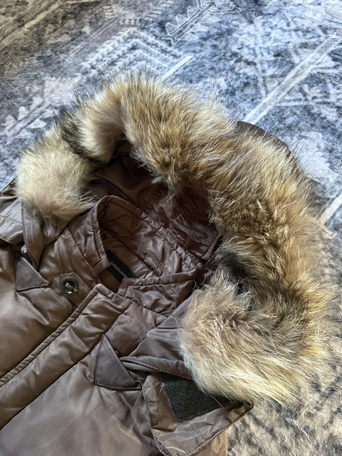 Dsquared2 FW04 Dsquared2 Raccon Fur Hood Padded Jacket Size US M / EU 48-50 / 2 - 5 Thumbnail