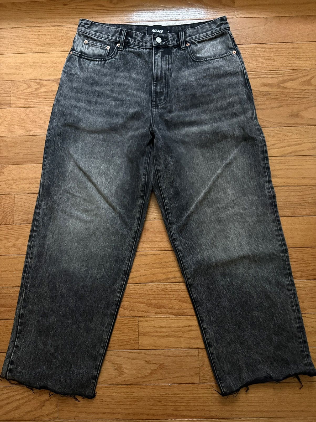 PALACE SKATEBOARDS P90 BAGGY JEAN GREY WASH
