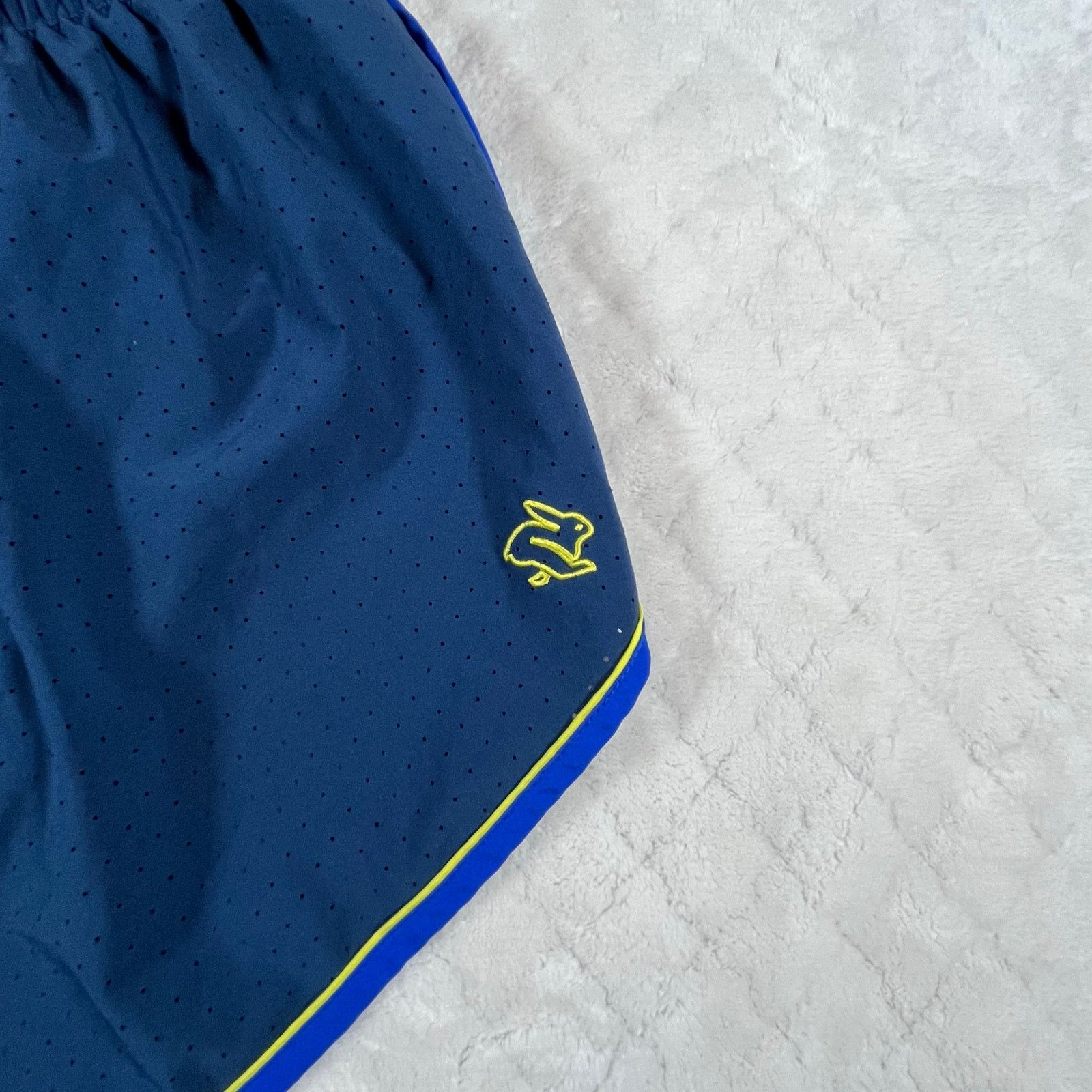 Other Rabbit Repeats 2" Running Shorts Size XL Deep Lagoon Drawcor Size 27" / US 4 / IT 40 - 5 Thumbnail