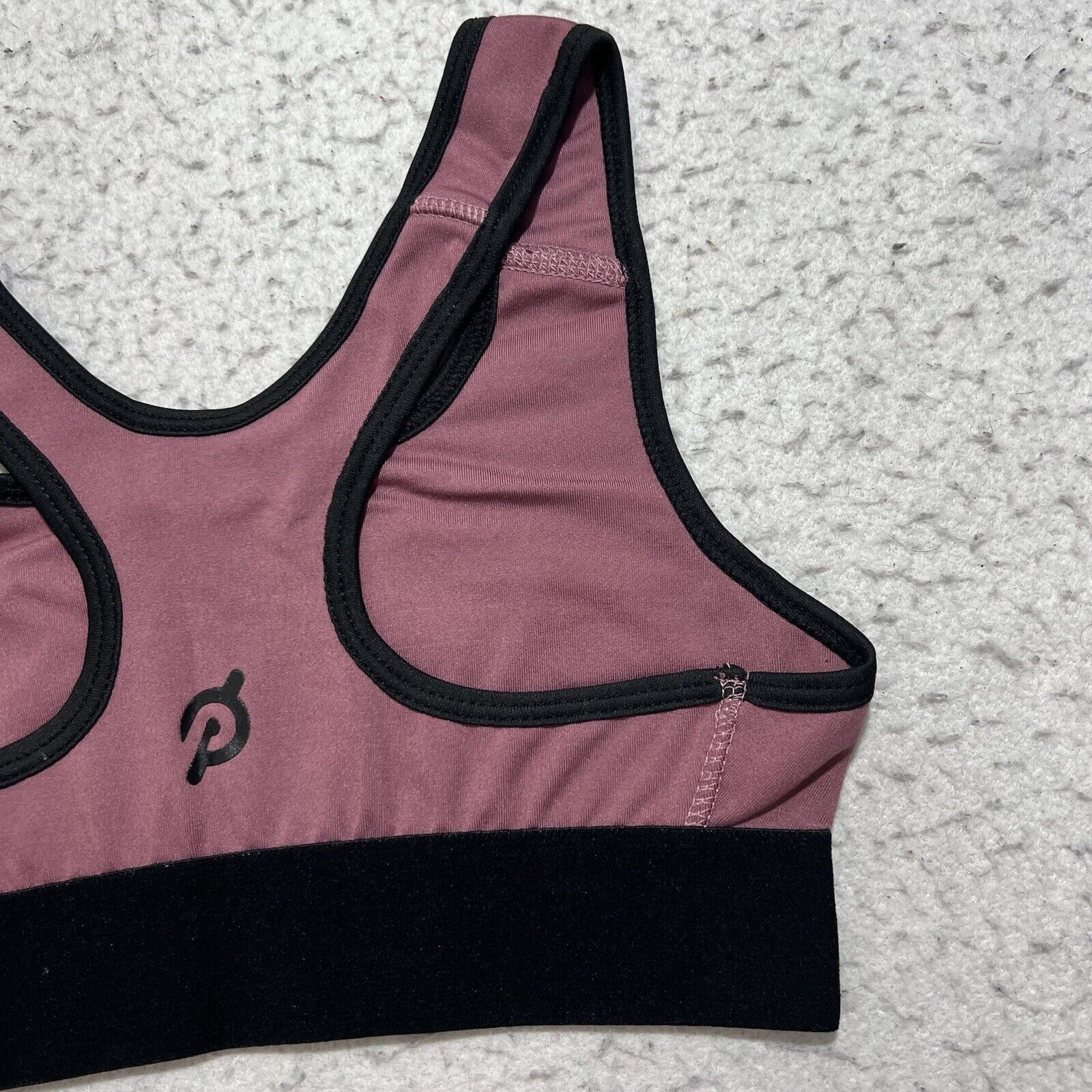 Other Peloton Racerback Sports Bra Mauve Stretch Logo Sportswear Size ONE SIZE - 9 Thumbnail