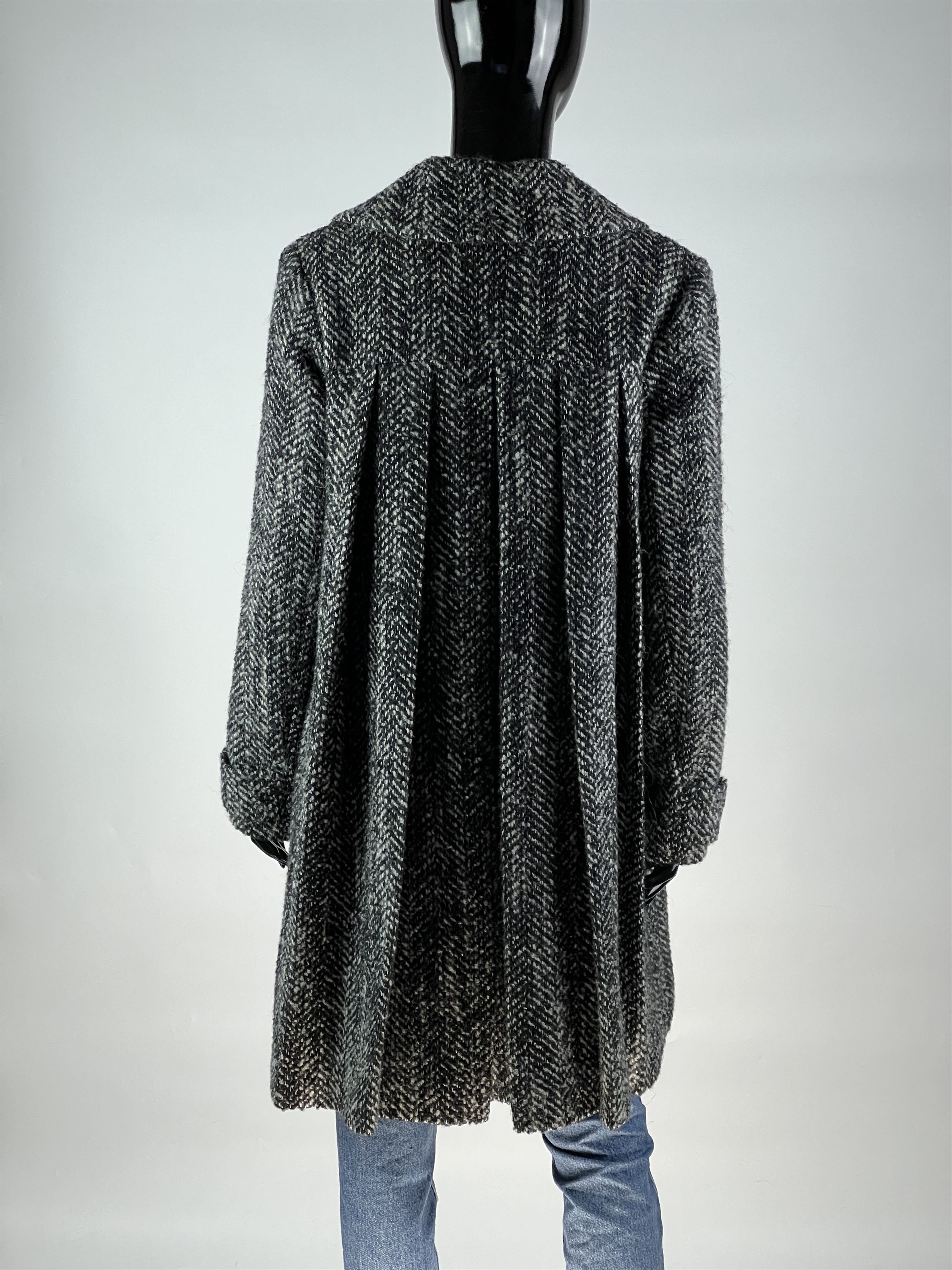 Other Stefanel Woll Double Breasted Coat Size IT40 US6 EU36 Size S / US 4 / IT 40 - 3 Thumbnail