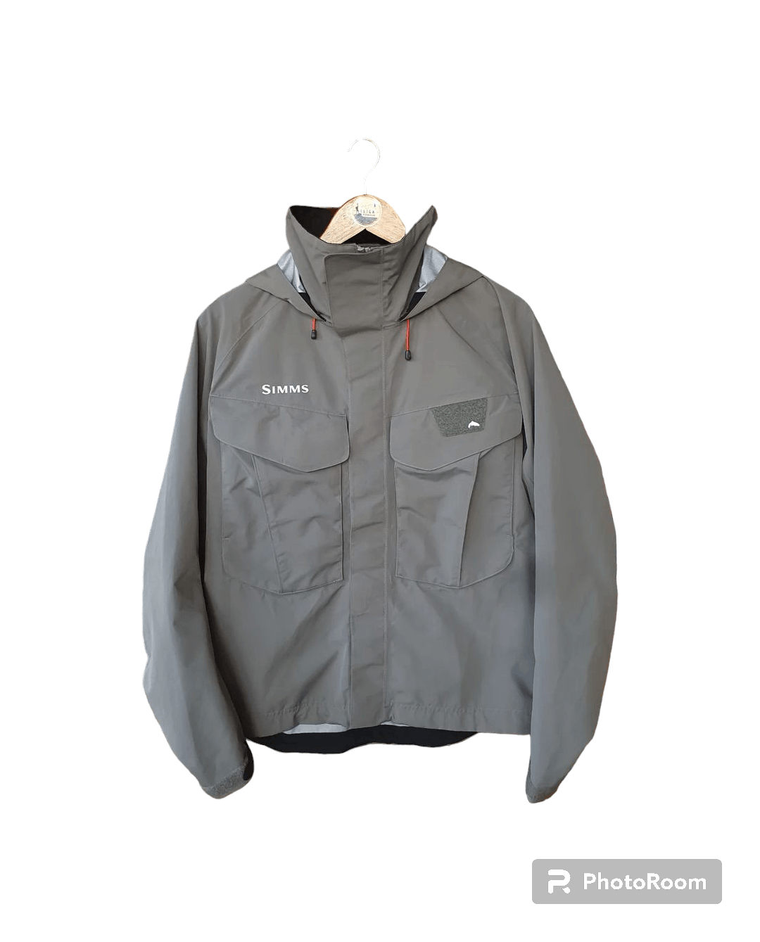 image of Simms Outdoor Jacket Goretex Jacket Gorpcorejacket in Grey, Men's (Size Medium)