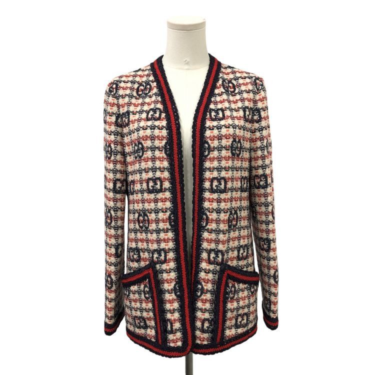 Gucci Gucci GG Logo Tweed Jacket IT 40 Size S / US 4 / IT 40 - 1 Thumbnail