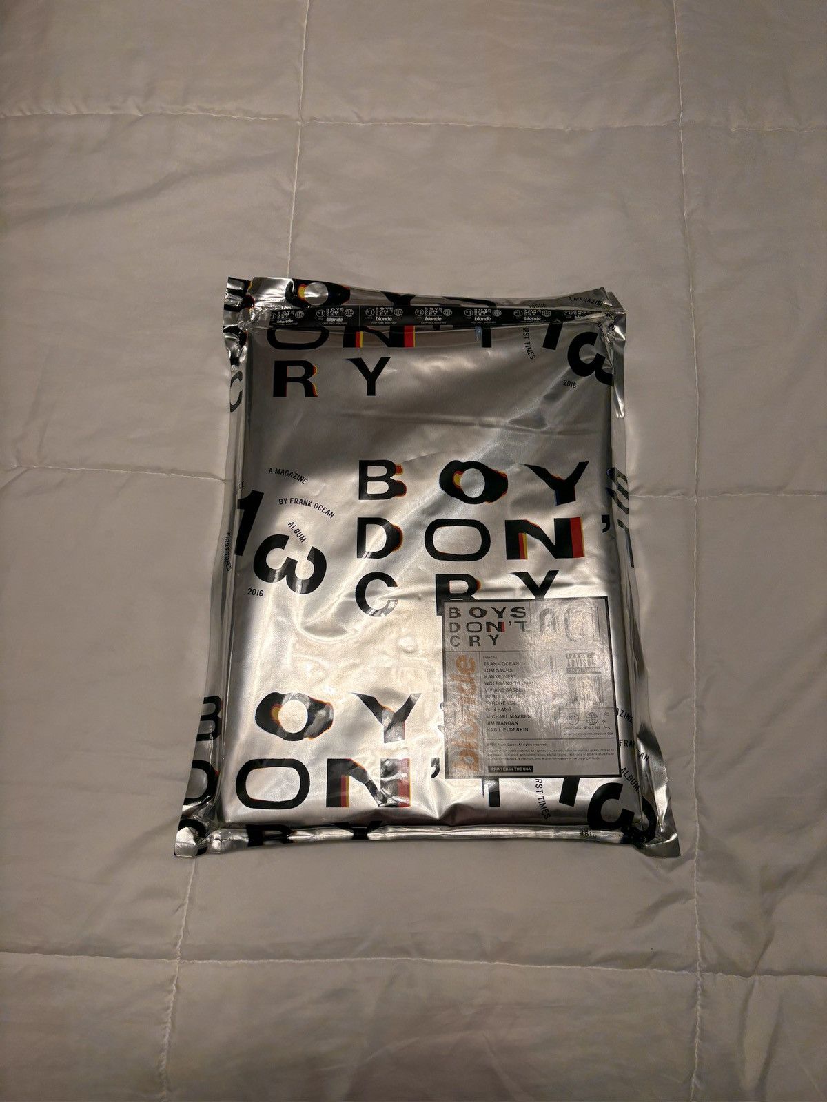 image of Frank Ocean Boys Don’T Cry Magazine (Unopened/sealed) in Silver, Men's
