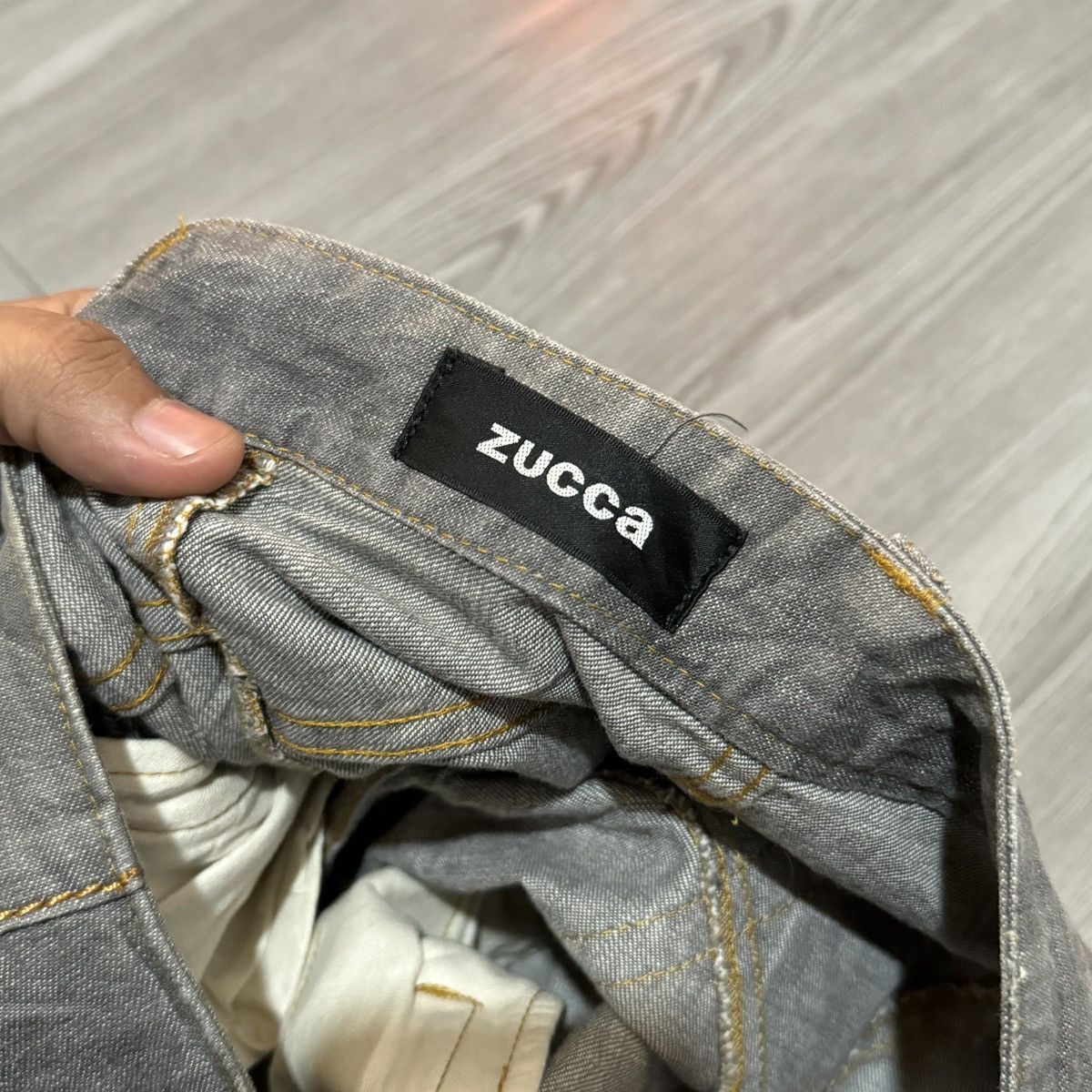 CABANE de ZUCCa Cabanne De Zucca Denim Big Pocket Pants Size US 31 - 7 Thumbnail